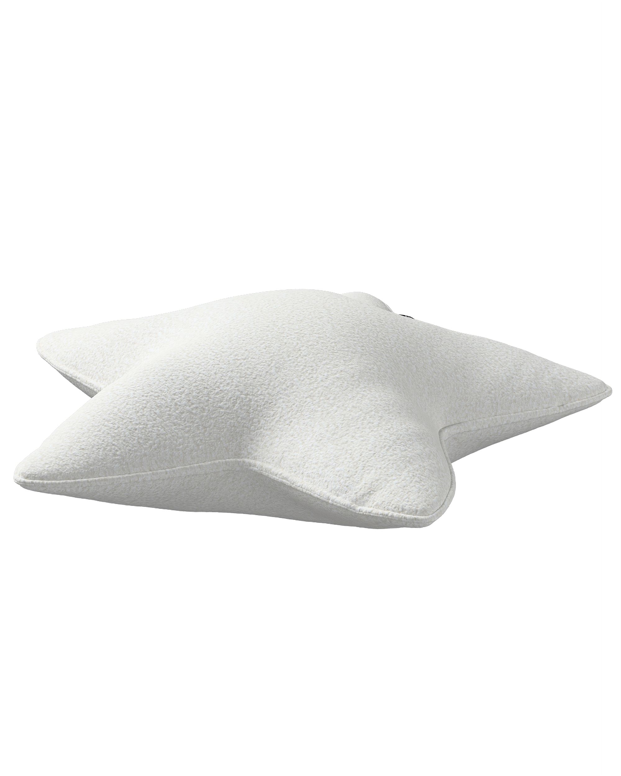Coussin Lucky Star couleur blanc tissu tresse (hover)