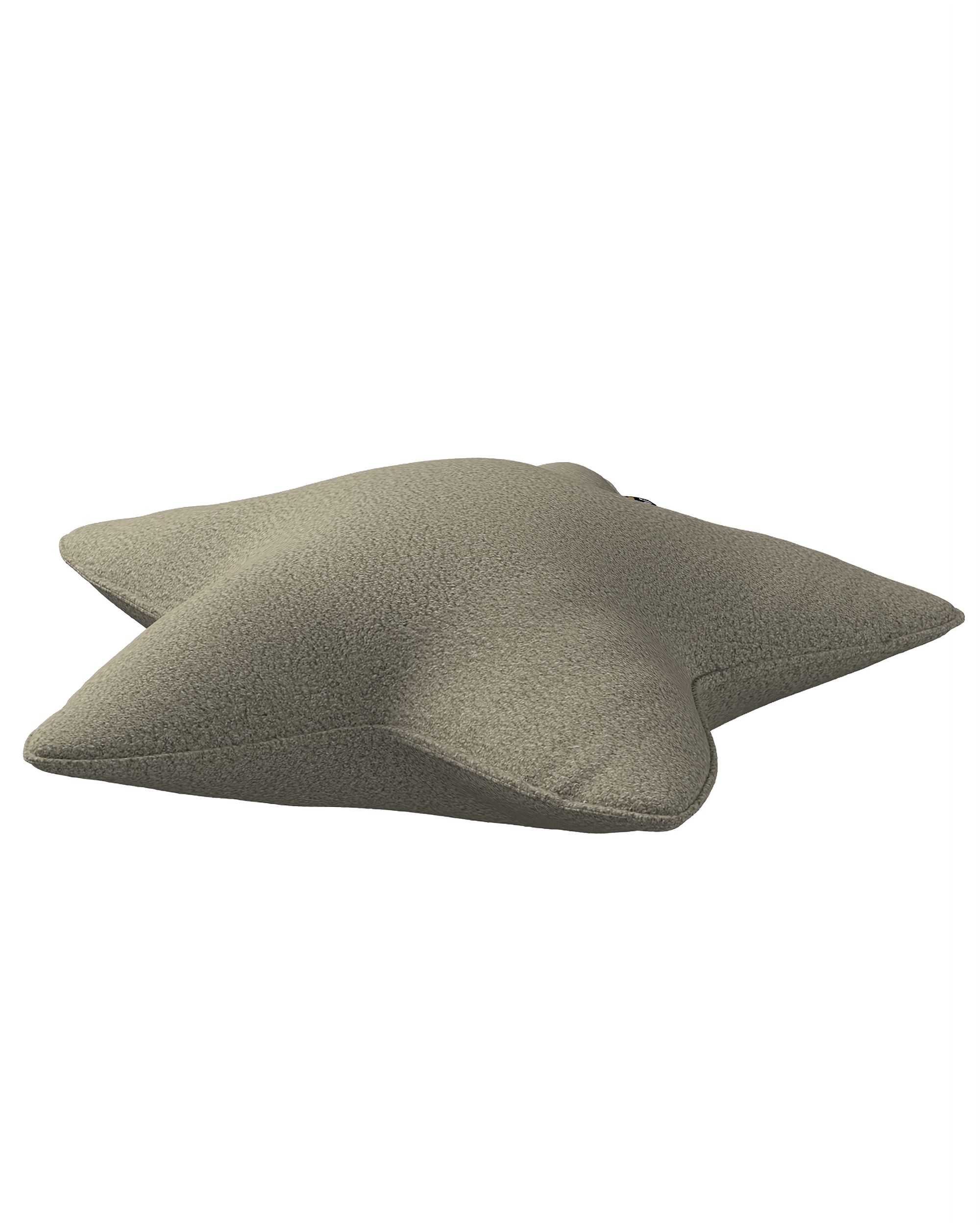 Coussin Lucky Star couleur beige tissu tresse (hover)