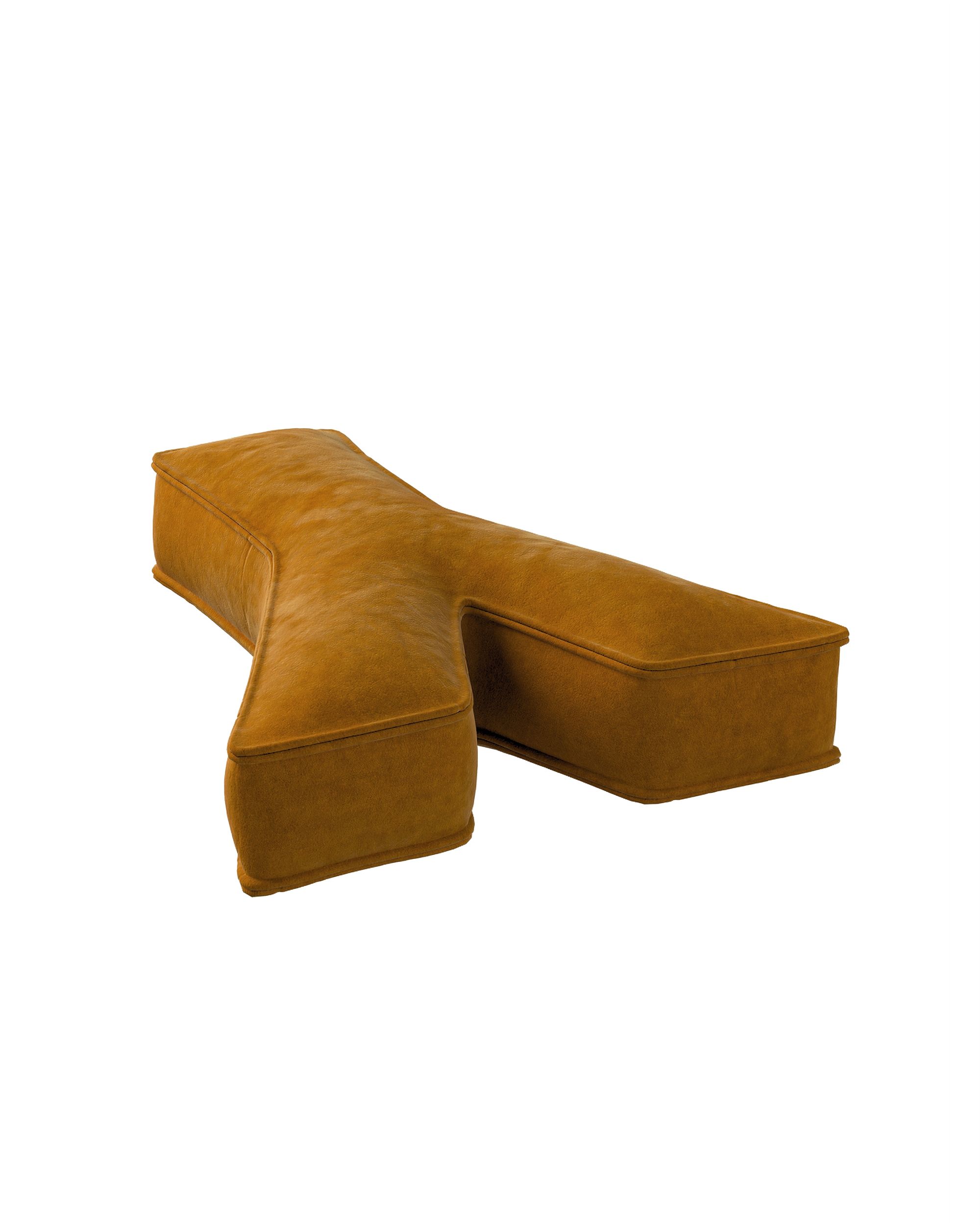 Coussins lettre Y couleur jaune tissu brillant, velours (hover)