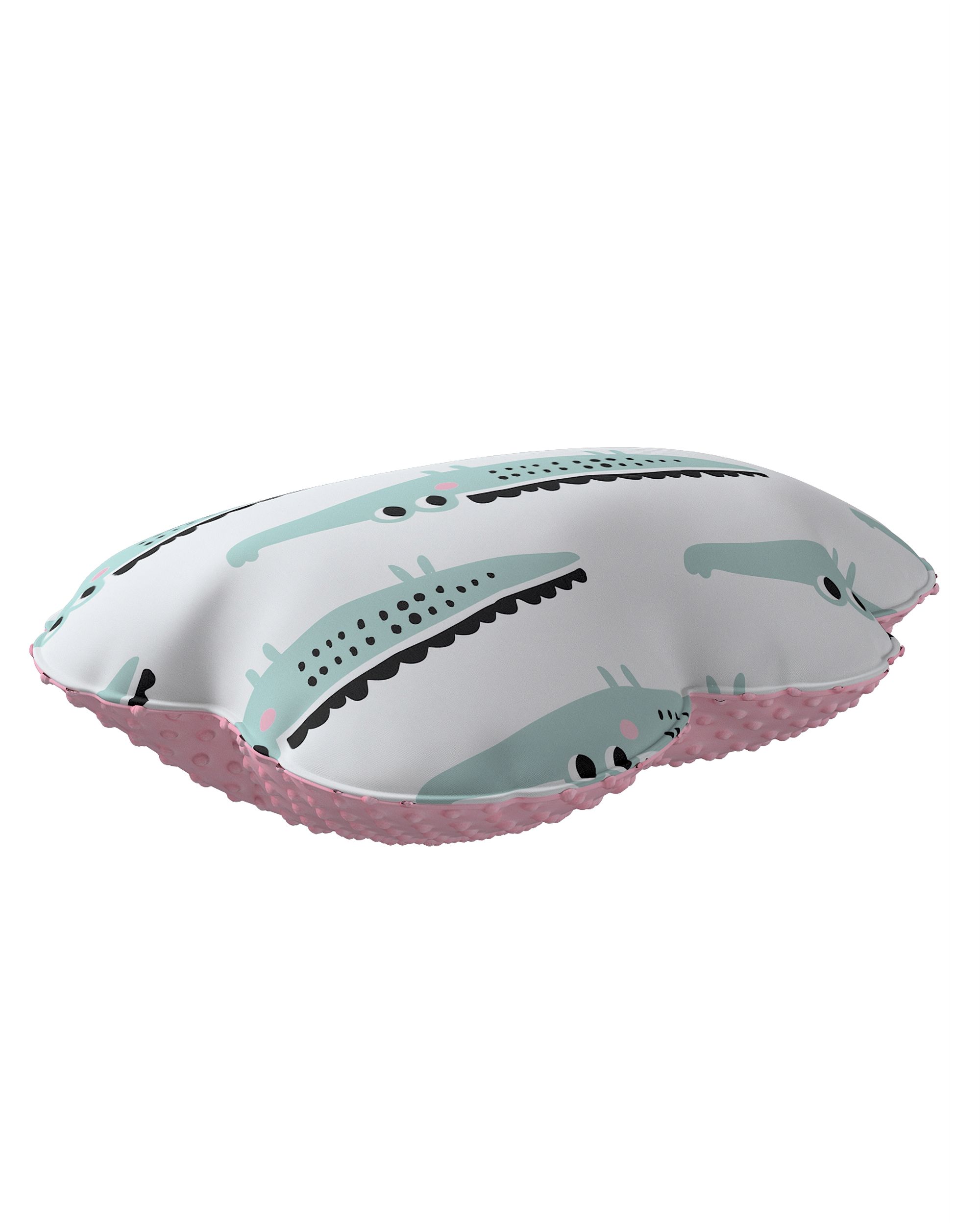 Coussin Soft Cloud tissu minky couleur vert tissu à motifs (hover)