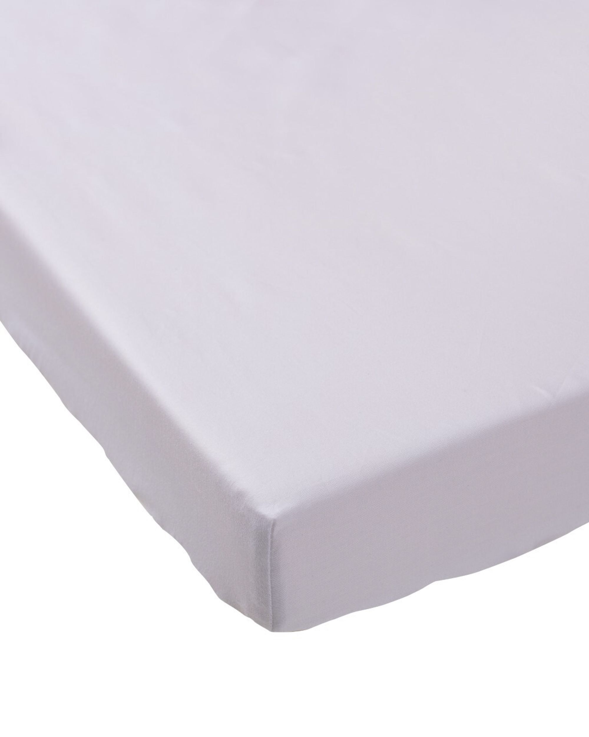 Drap housse 70x140cm couleur blanc tissu à motifs (hover)