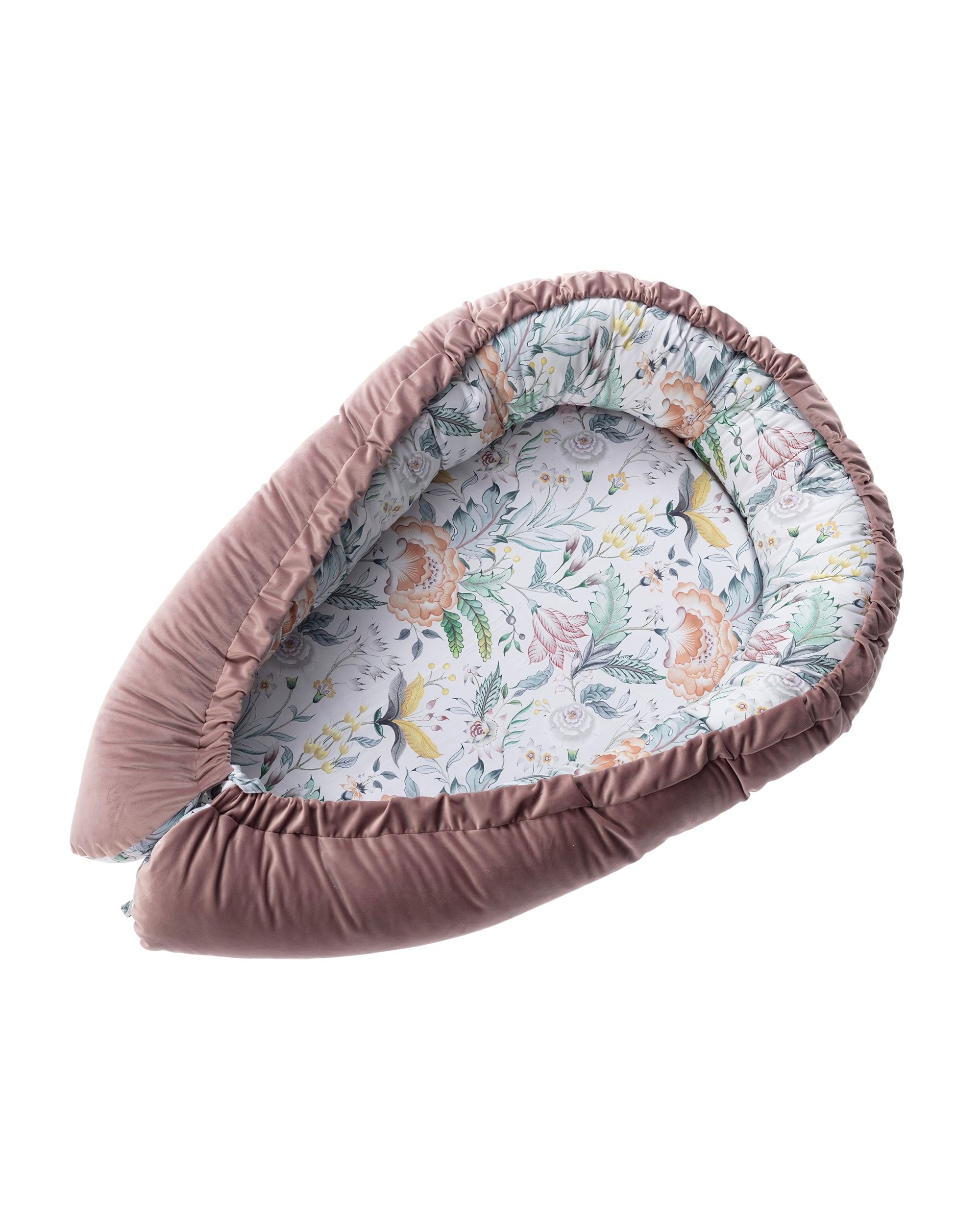Réducteur de lit Velvet Nest Premium rose (hover)