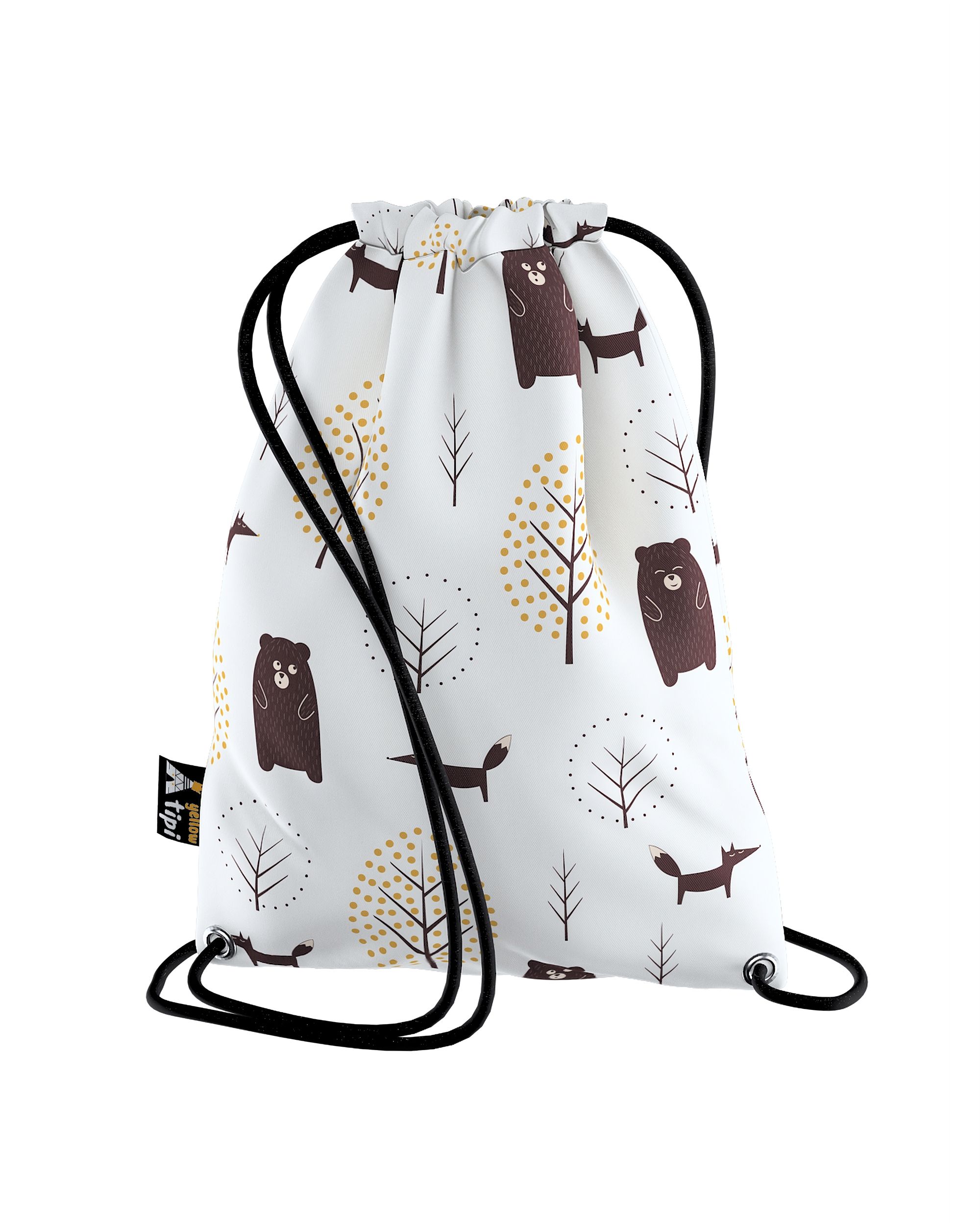 Sac à dos Kiddy couleur marron tissu à motifs