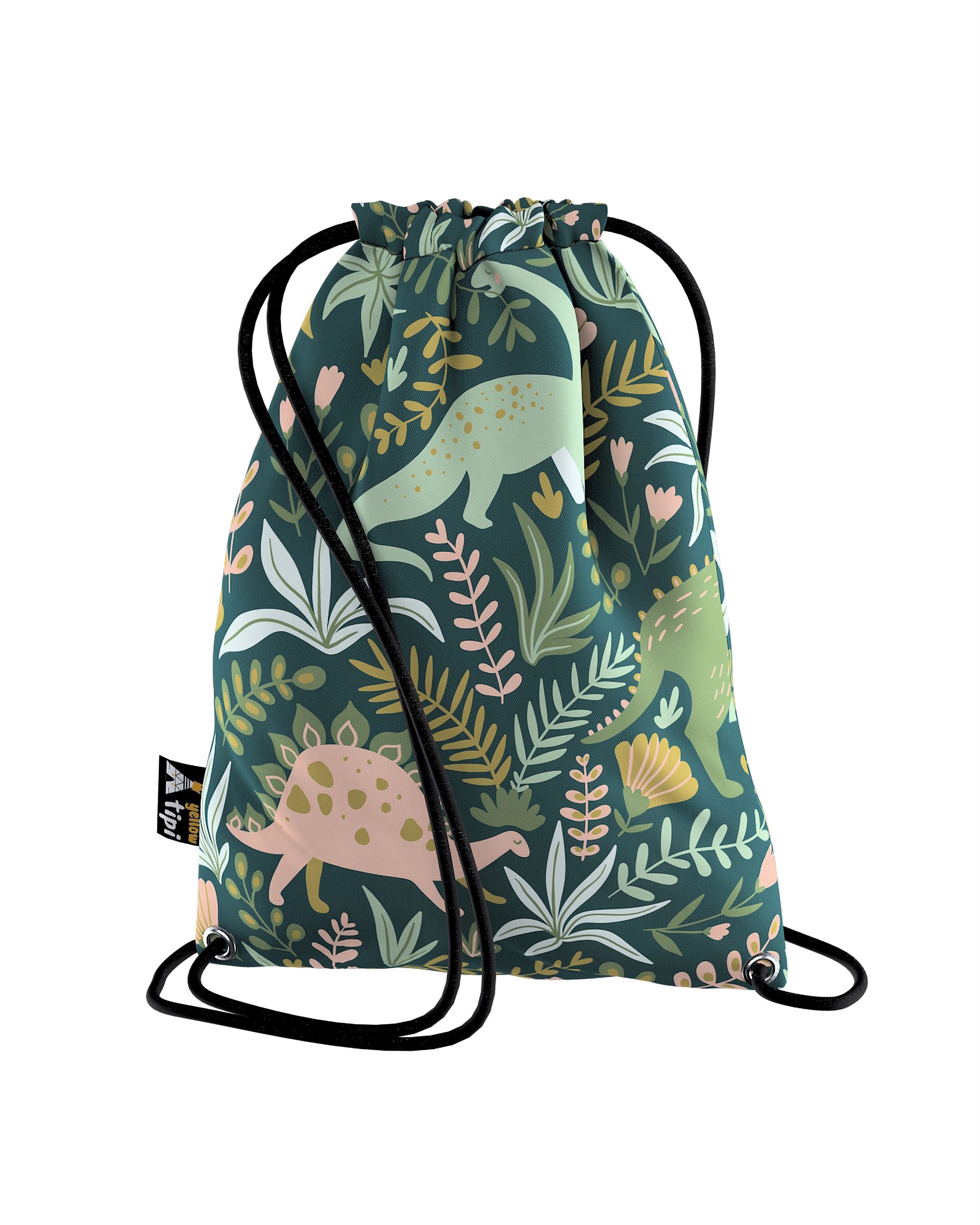 Sac à dos Kiddy couleur vert tissu à motifs