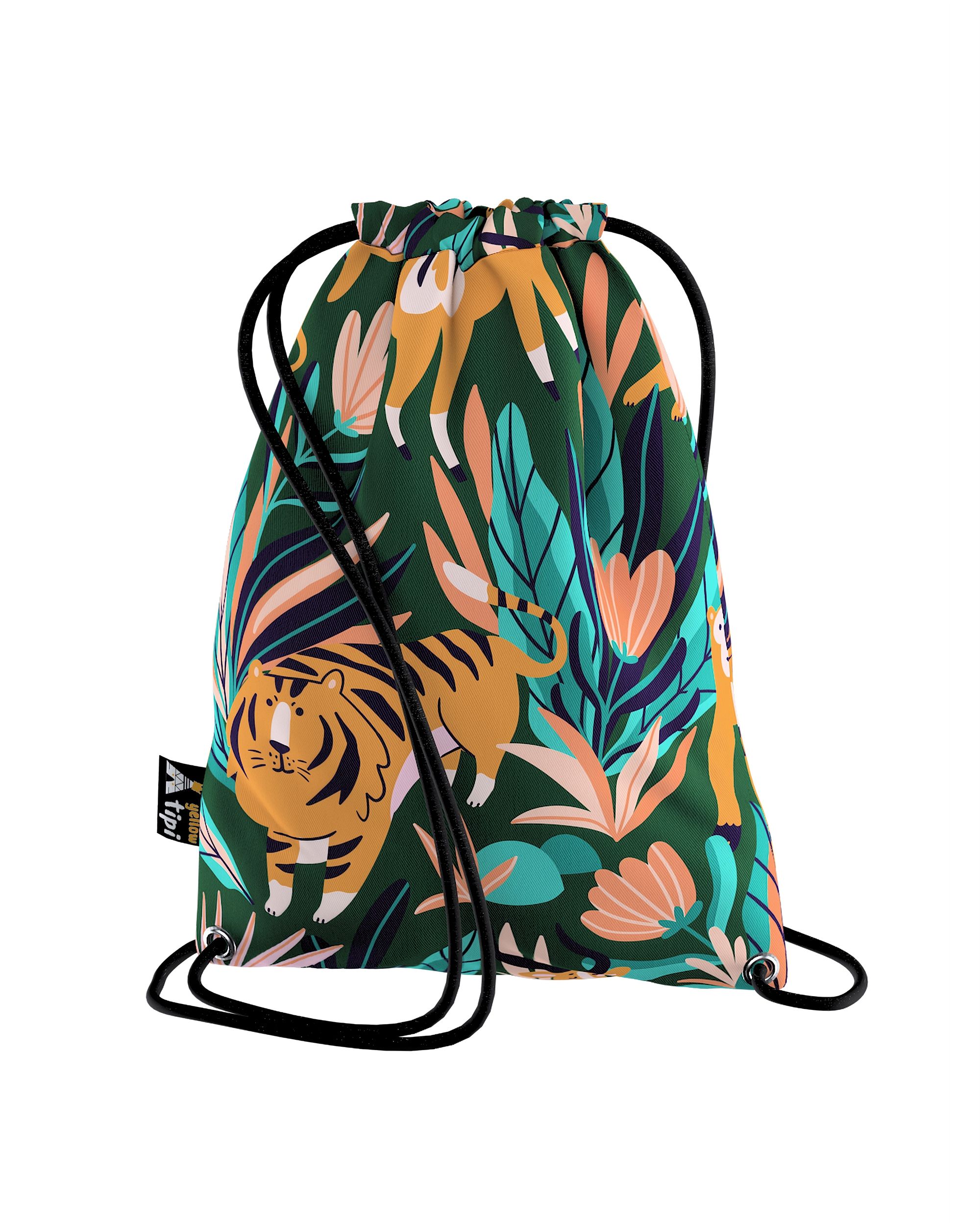 Sac à dos Kiddy couleur orange tissu à motifs