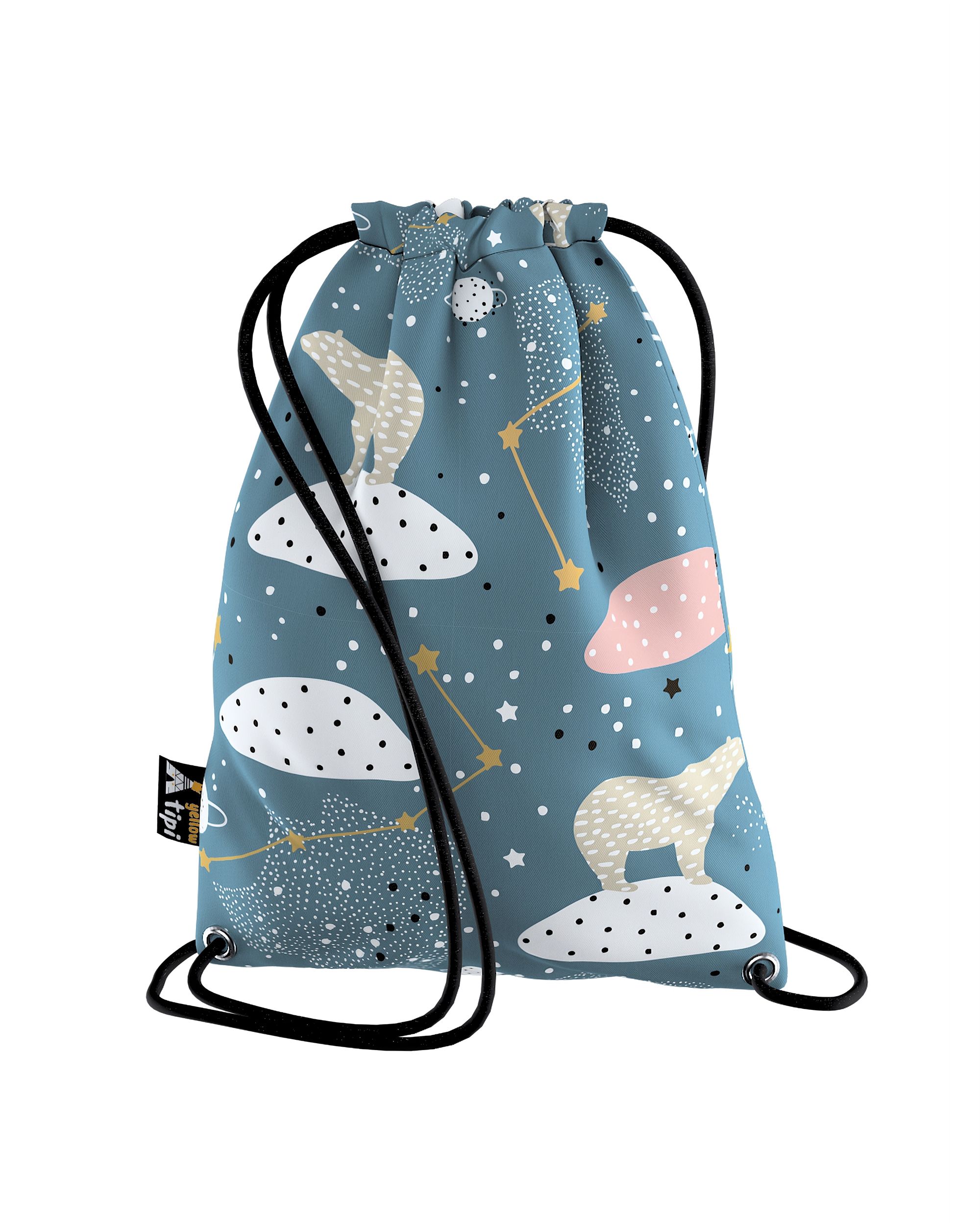 Sac à dos Kiddy couleur bleu tissu à motifs