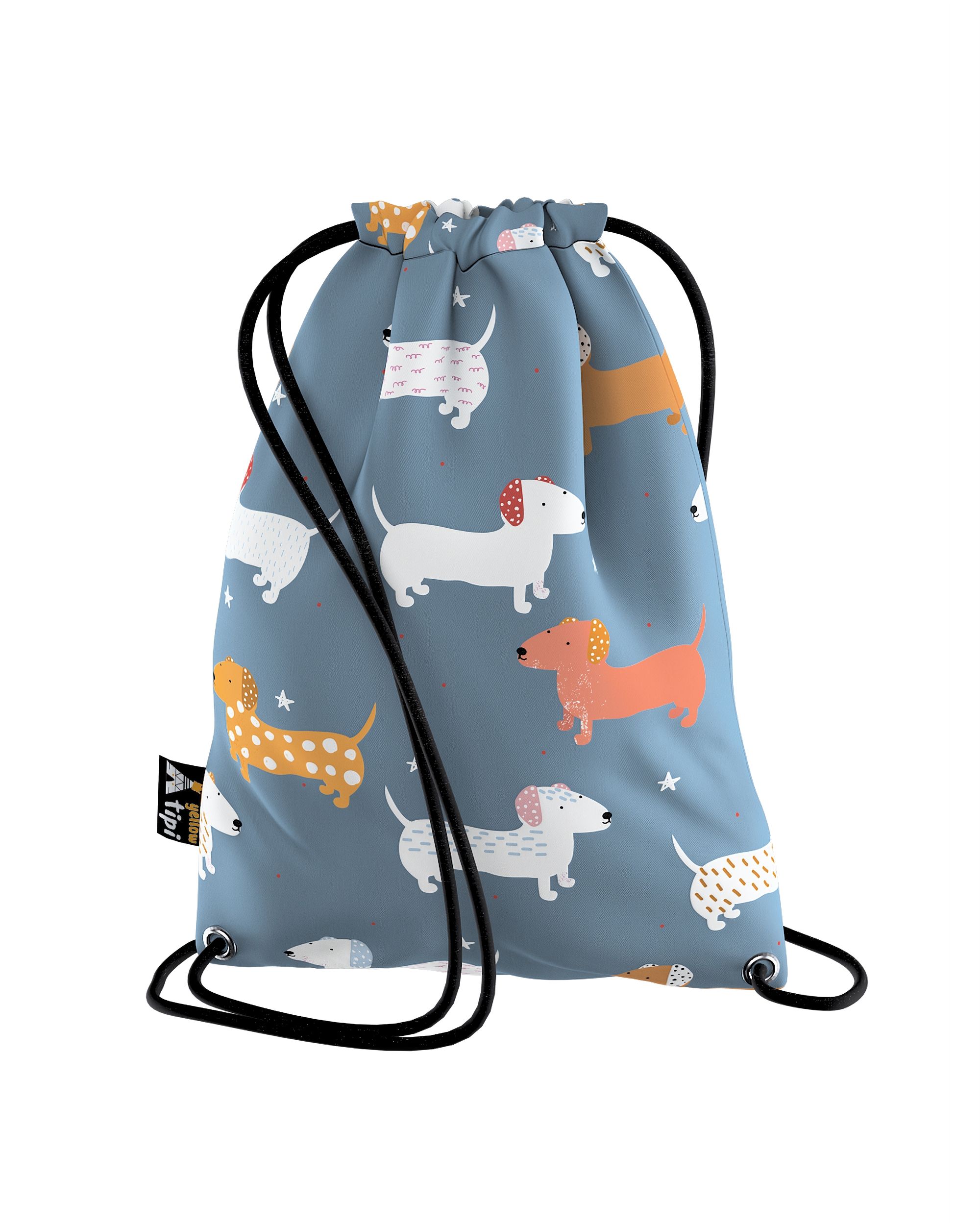 Sac à dos Kiddy couleur bleu tissu à motifs