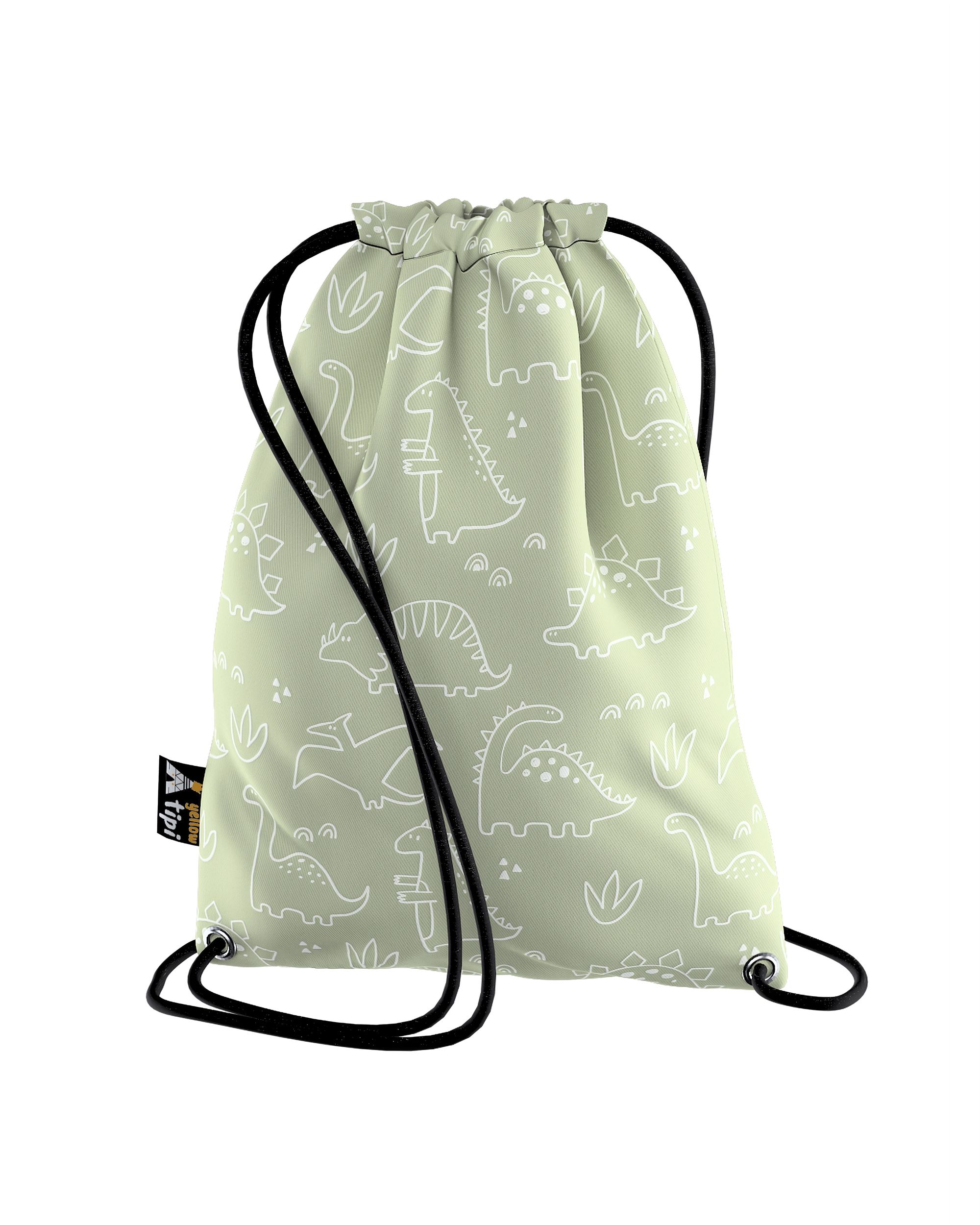Sac à dos Kiddy couleur vert tissu à motifs