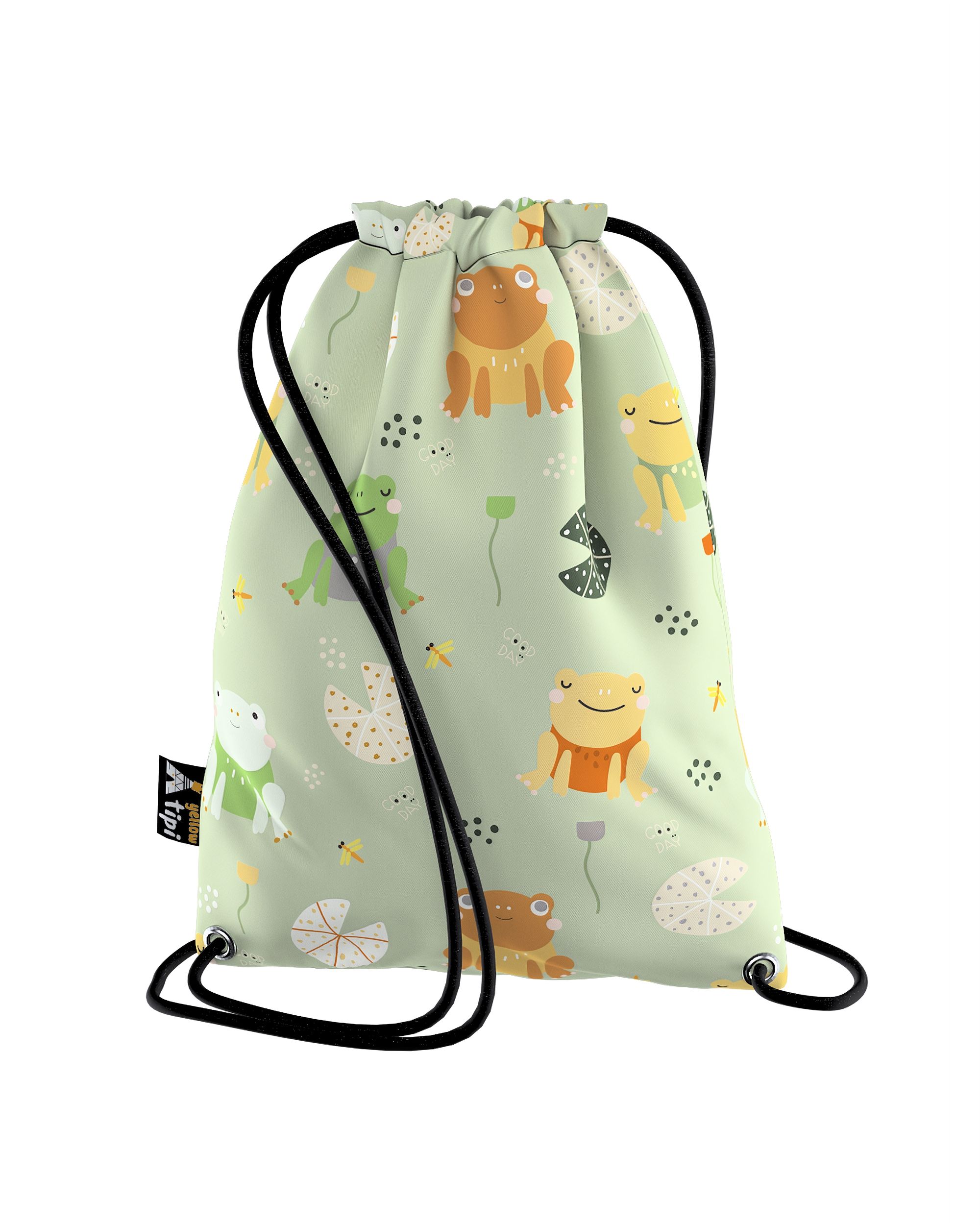Sac à dos Kiddy couleur vert tissu à motifs