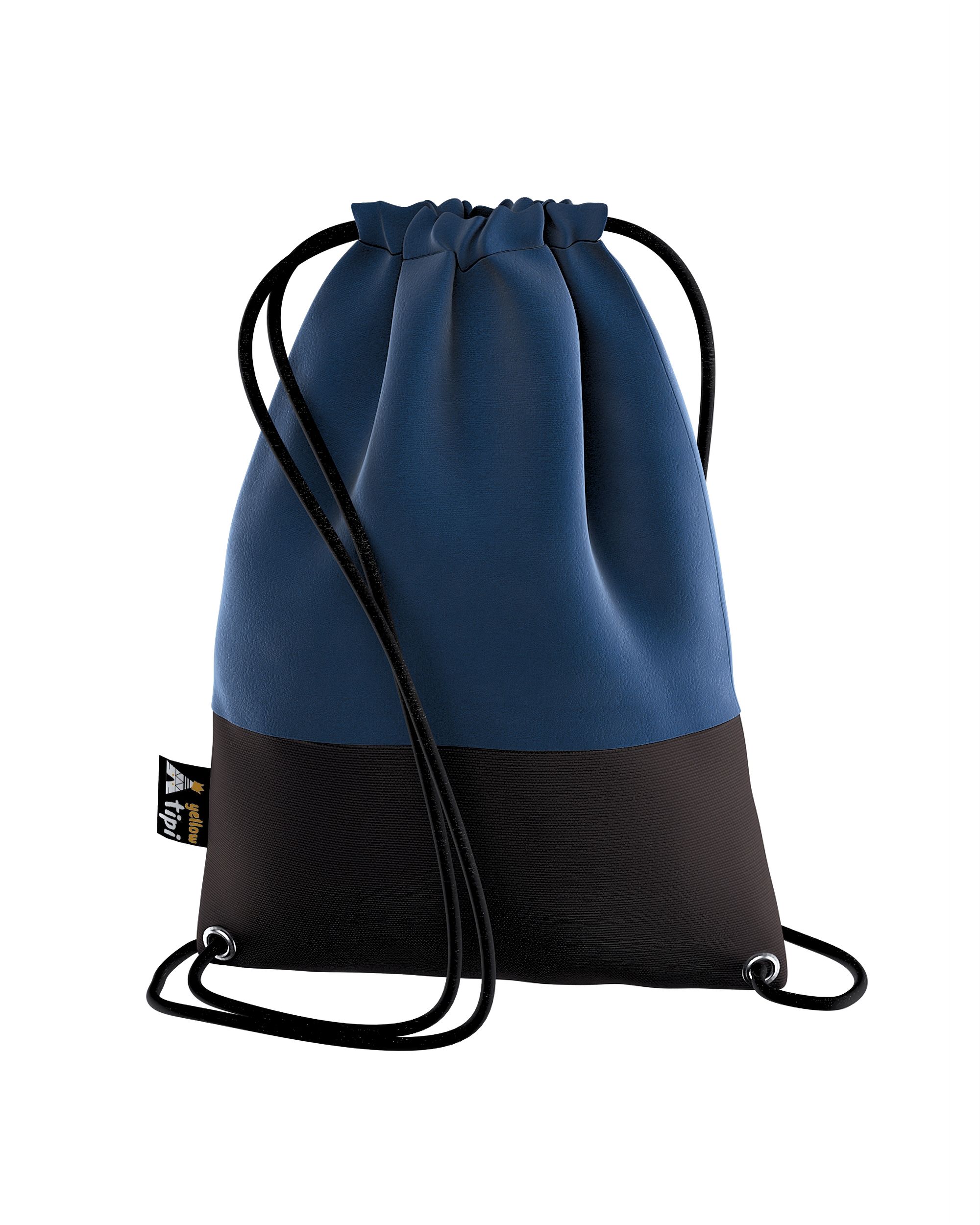 Sac à dos Kiddy Velvet couleur bleu marine tissu brillant, velours