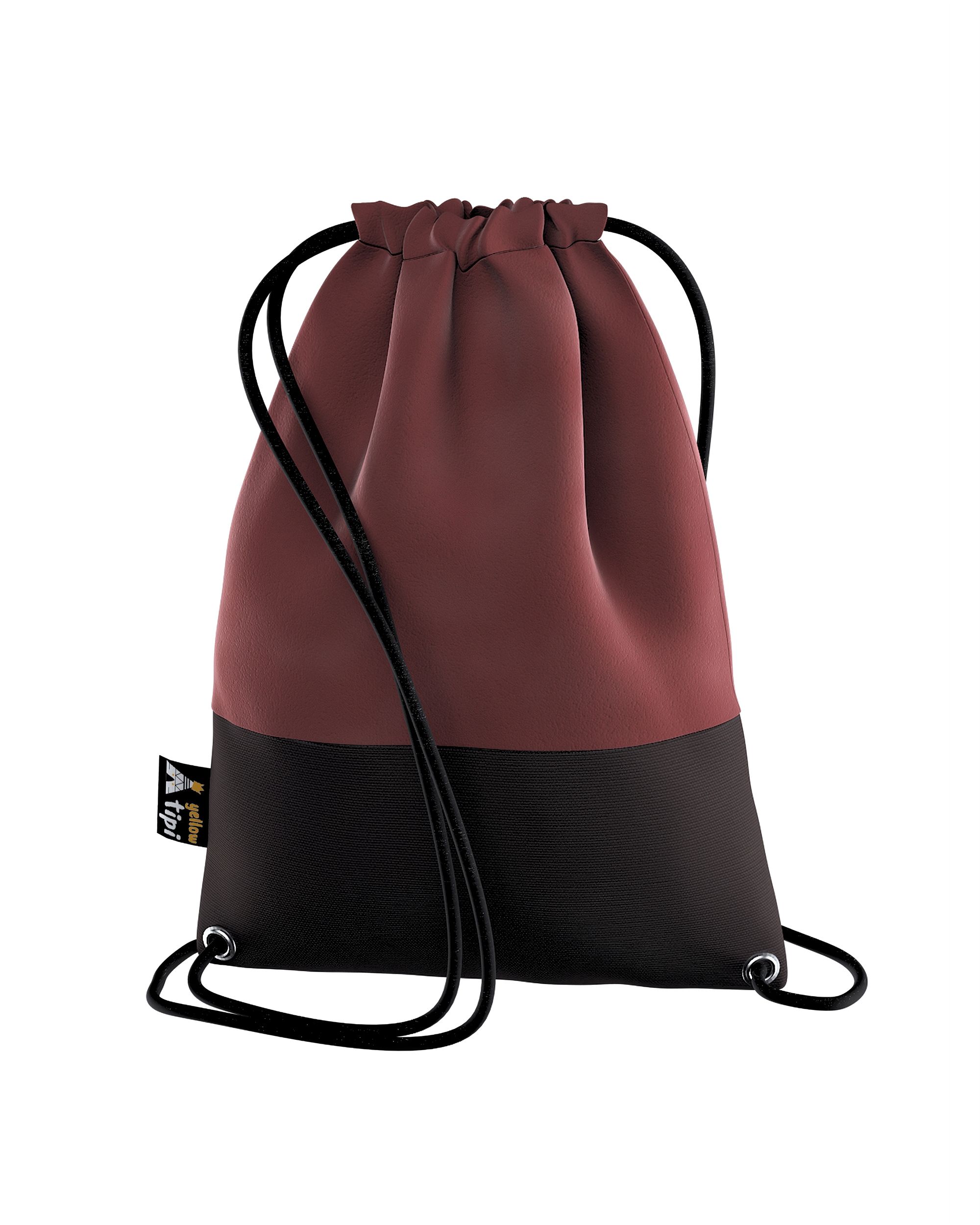 Sac à dos Kiddy Velvet couleur rouge tissu brillant, velours