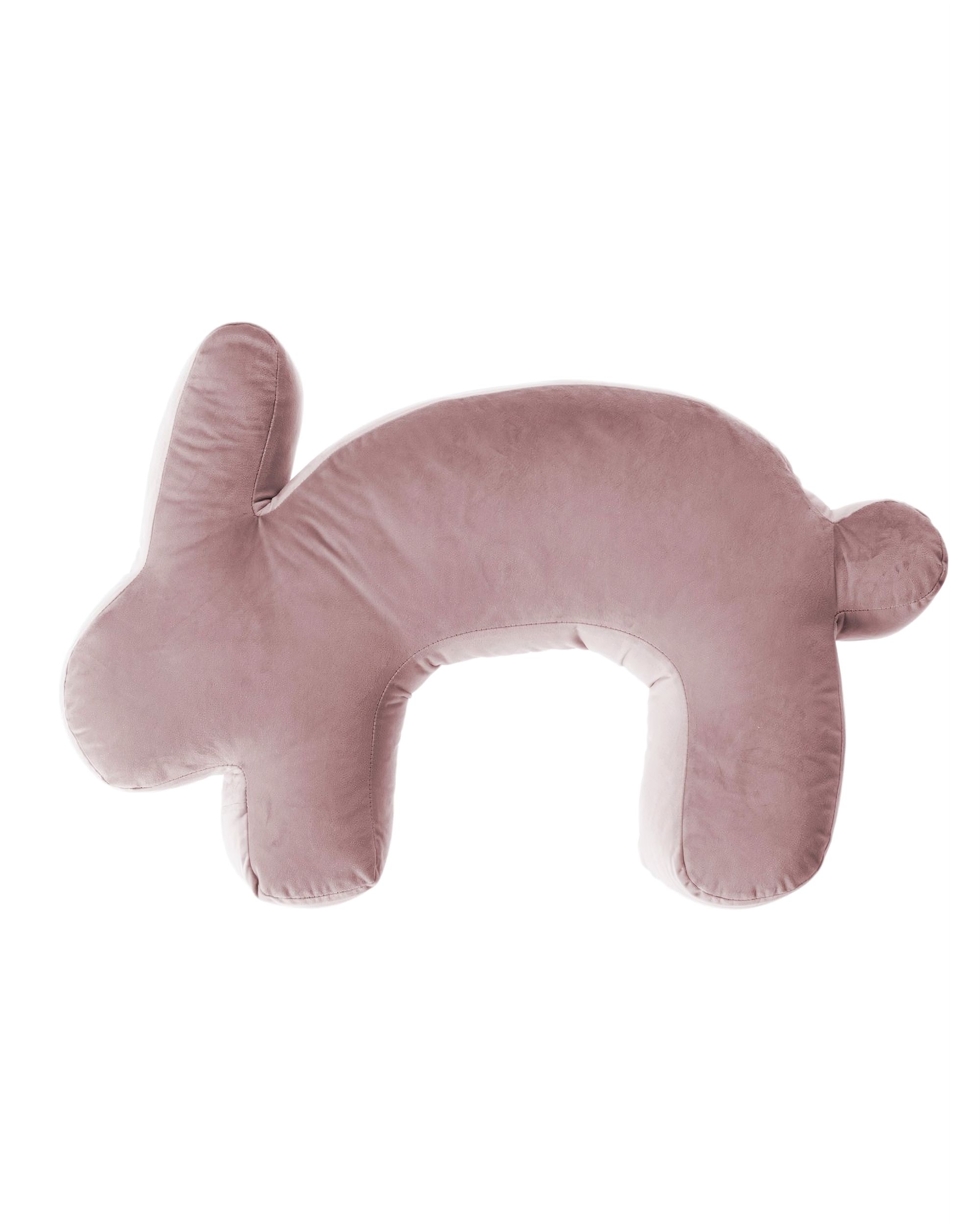 Coussin d'allaitement Velvet Bunny rose