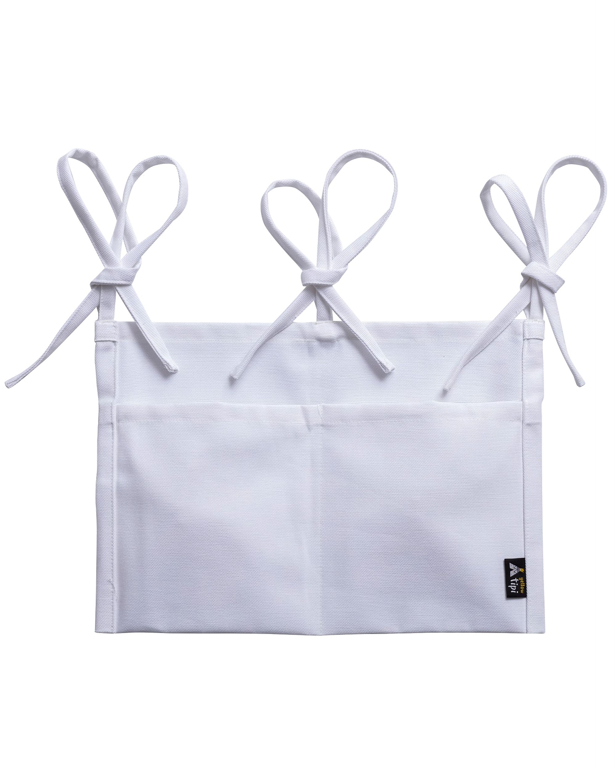 Organisateur lit bébé Maison Cotton White