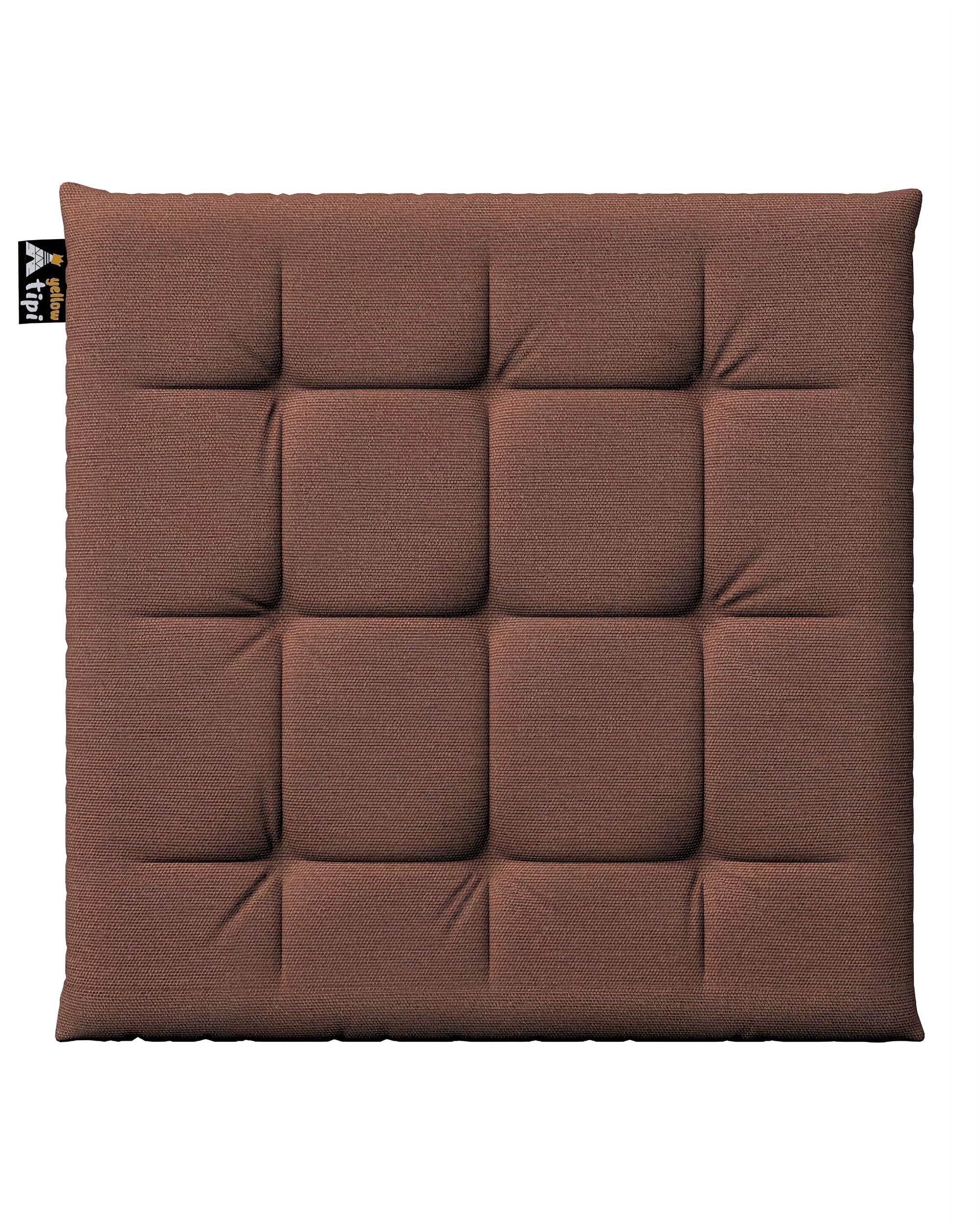 Coussin d'assise Eddie couleur marron (hover)