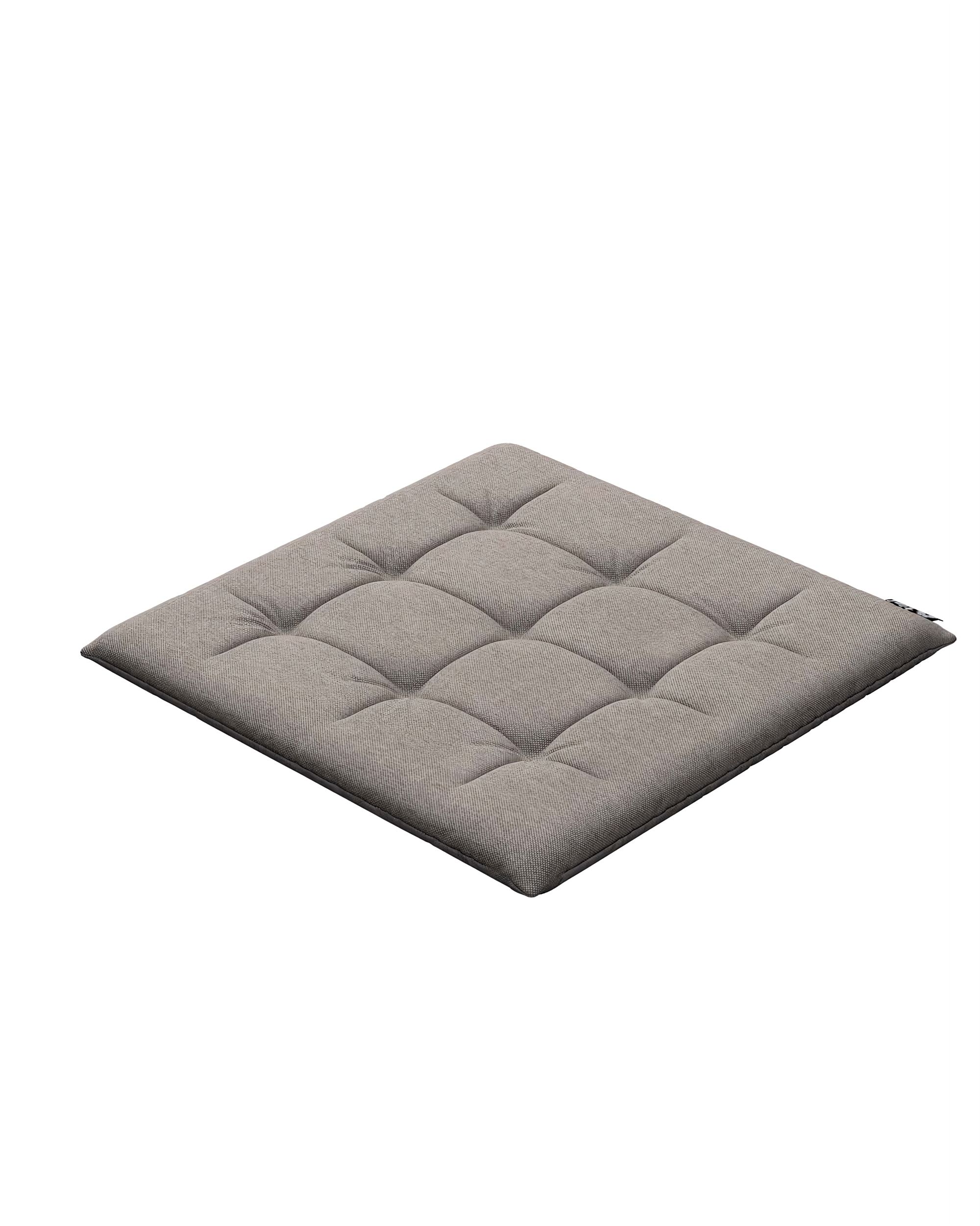 Coussin d'assise Eddie couleur beige tissu tresse
