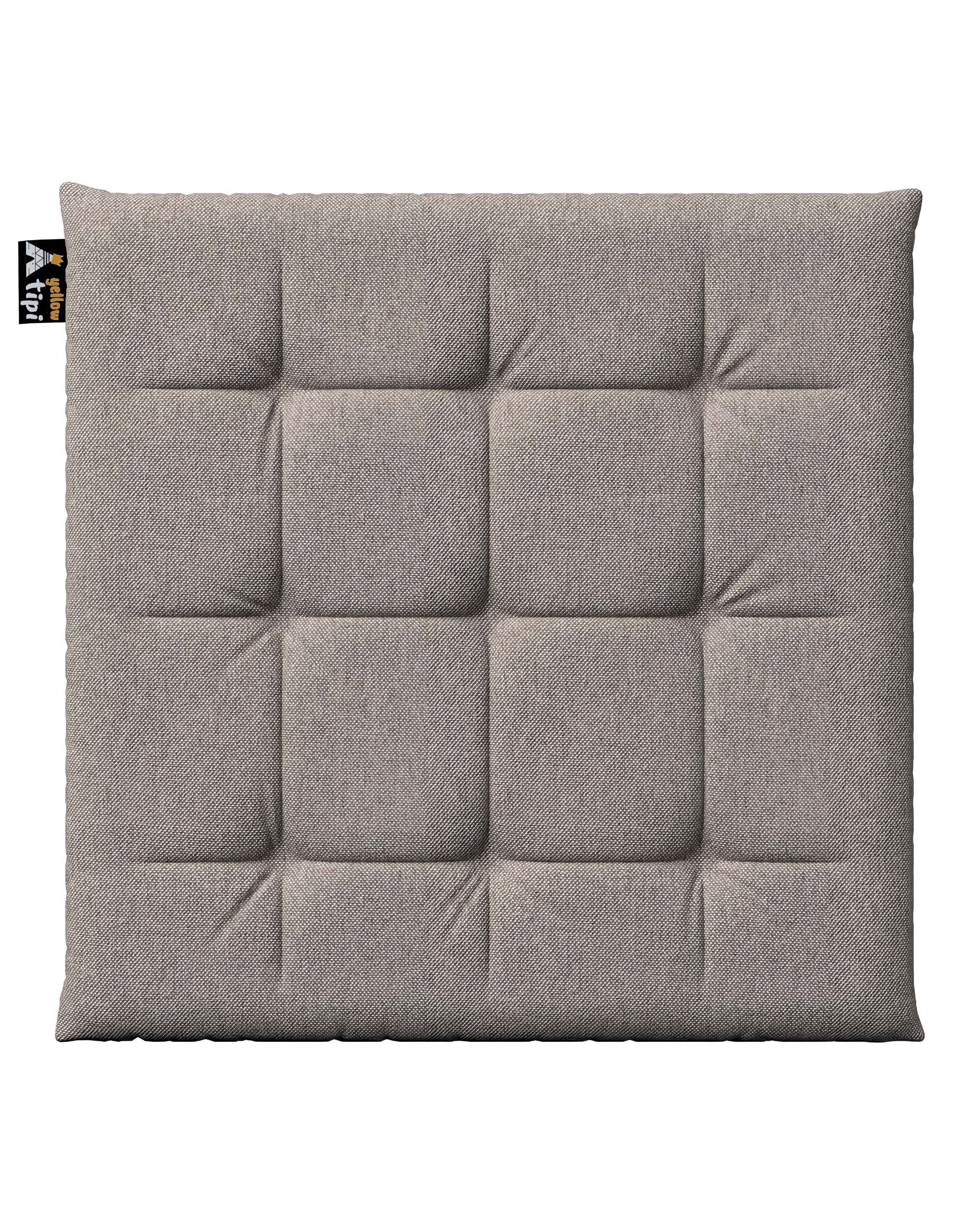 Coussin d'assise Eddie couleur beige tissu tresse (hover)
