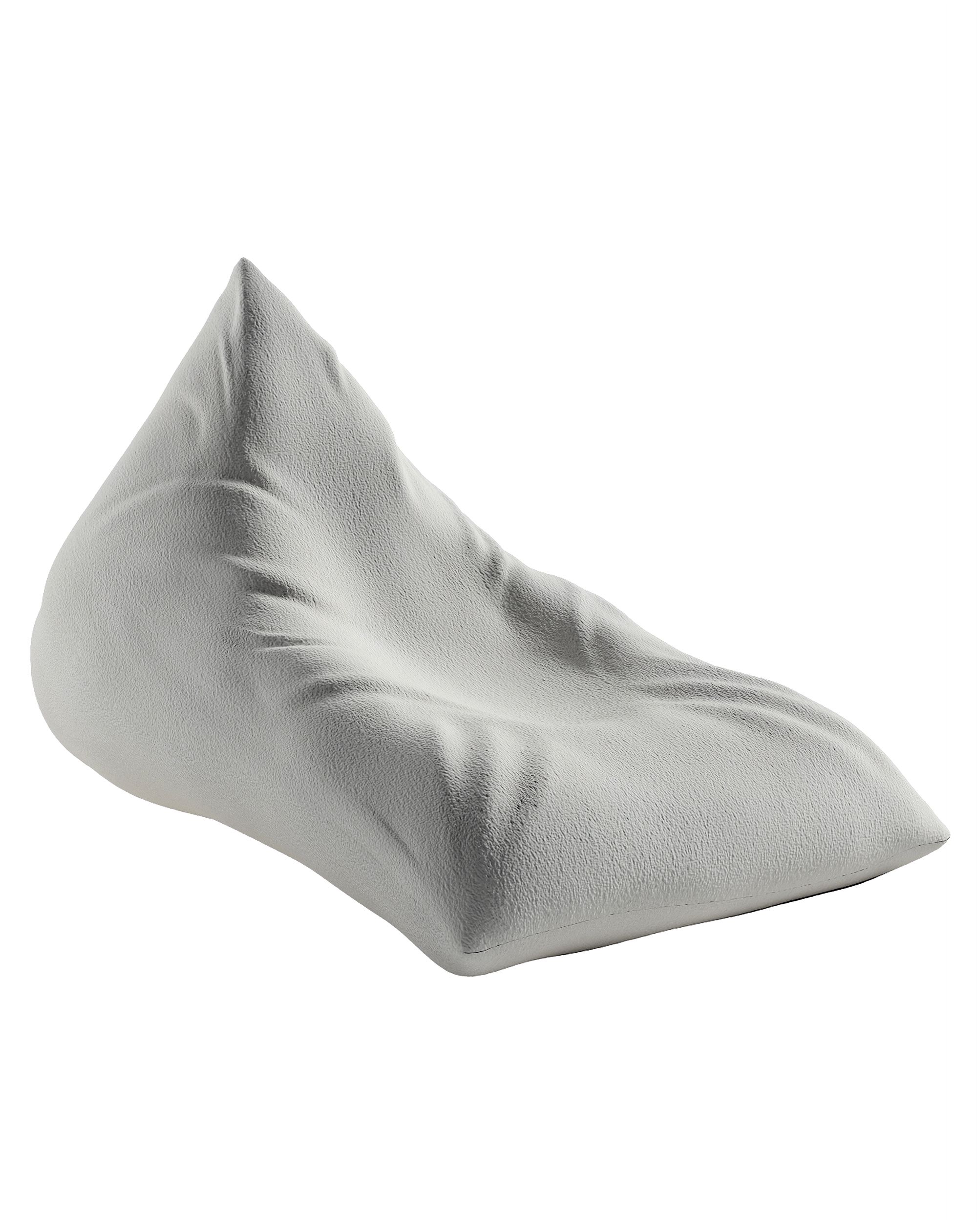 Pouf chaise longue couleur blanc tissu tresse