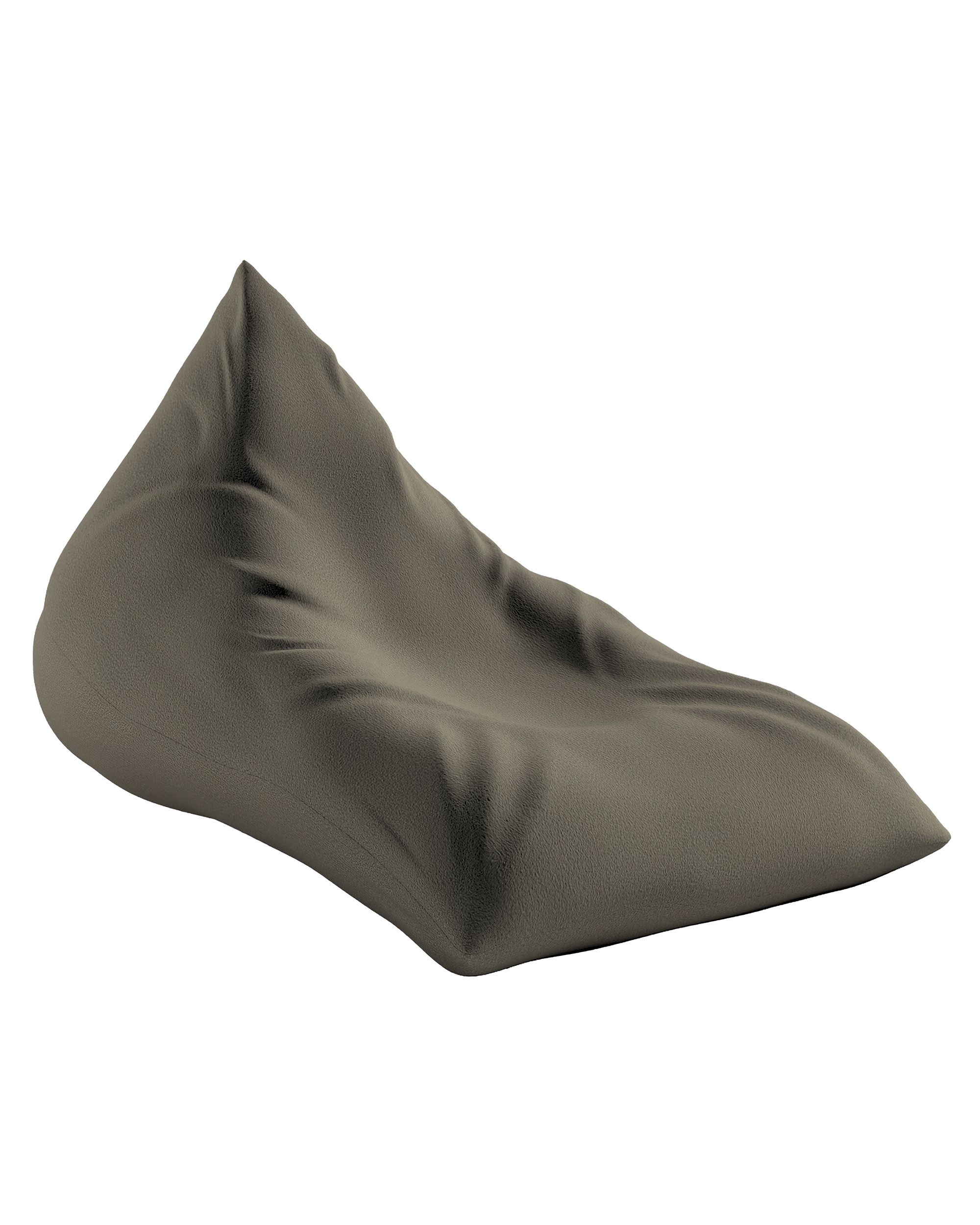 Pouf chaise longue couleur beige tissu tresse