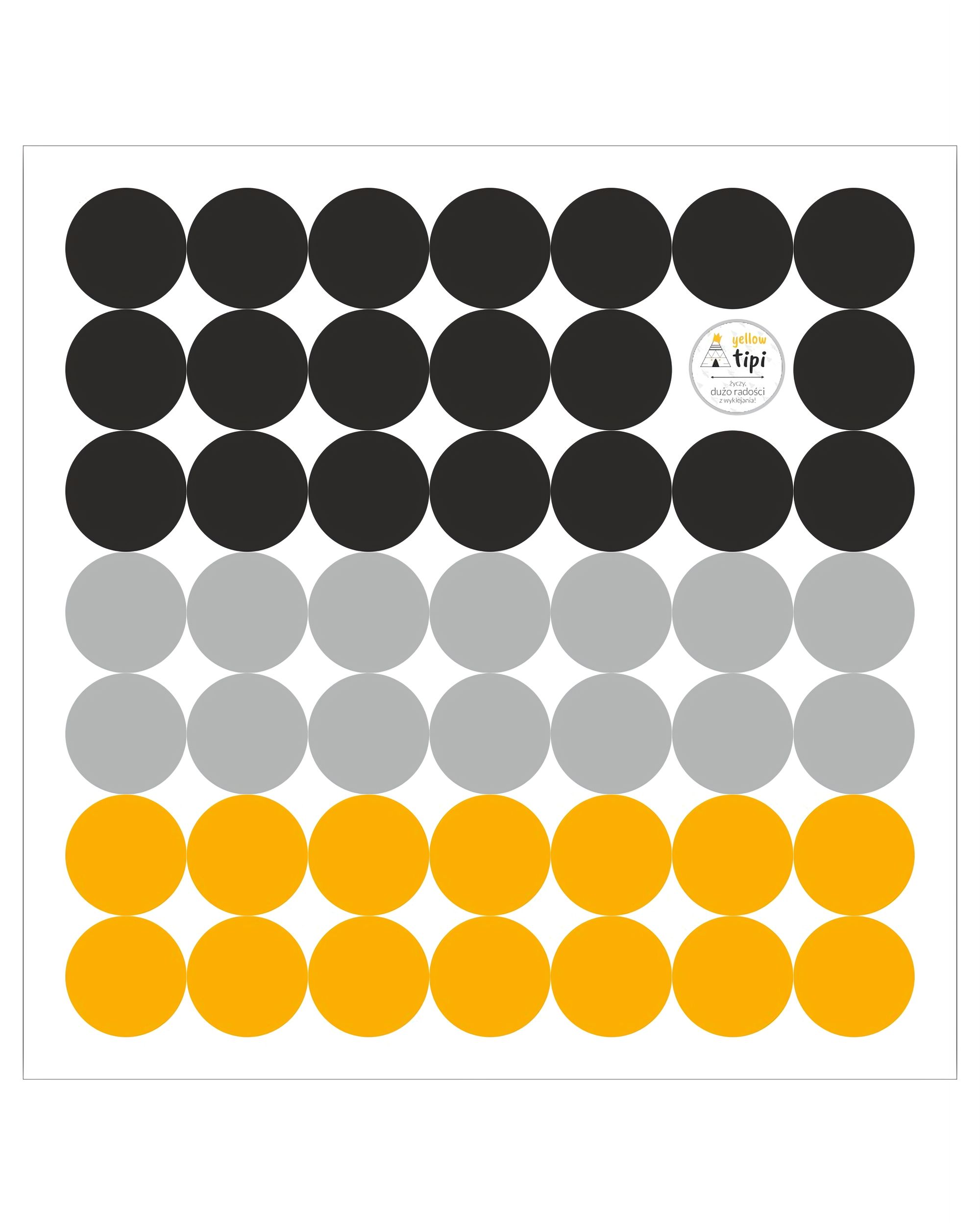 Petits stickers Mini Dots yellow tone