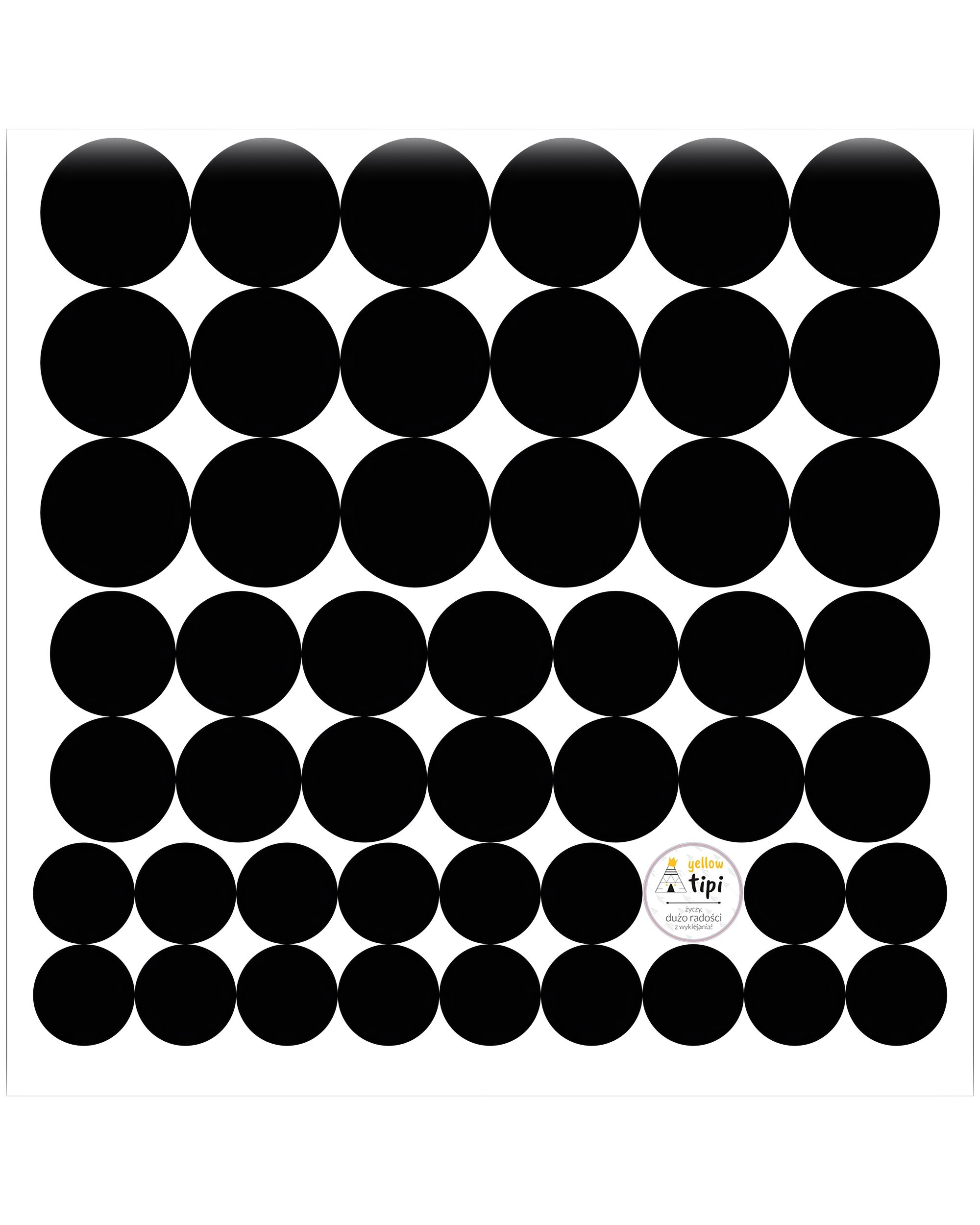 Petits stickers Mini Dots black tone