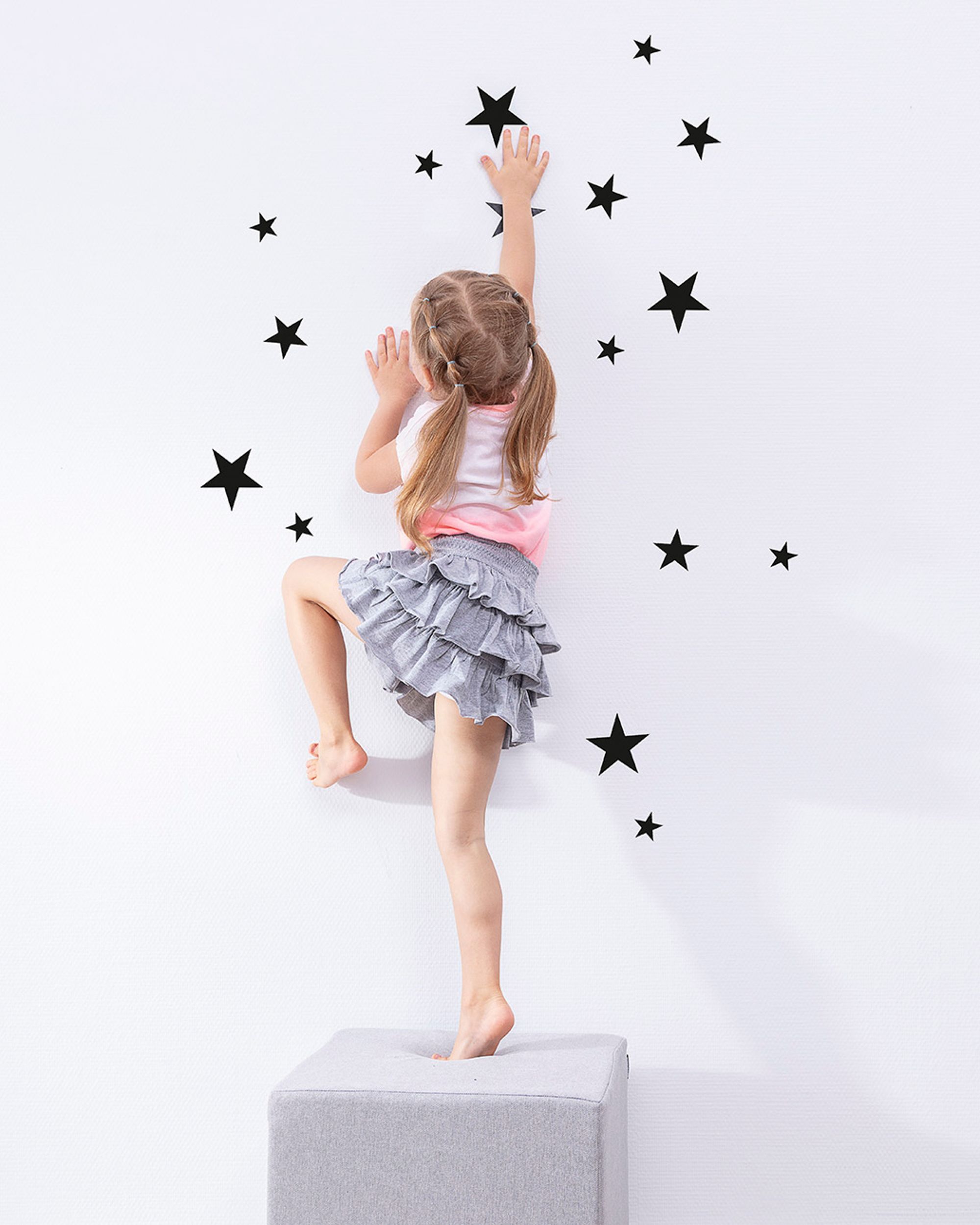 Petits stickers Mini Stars black (hover)