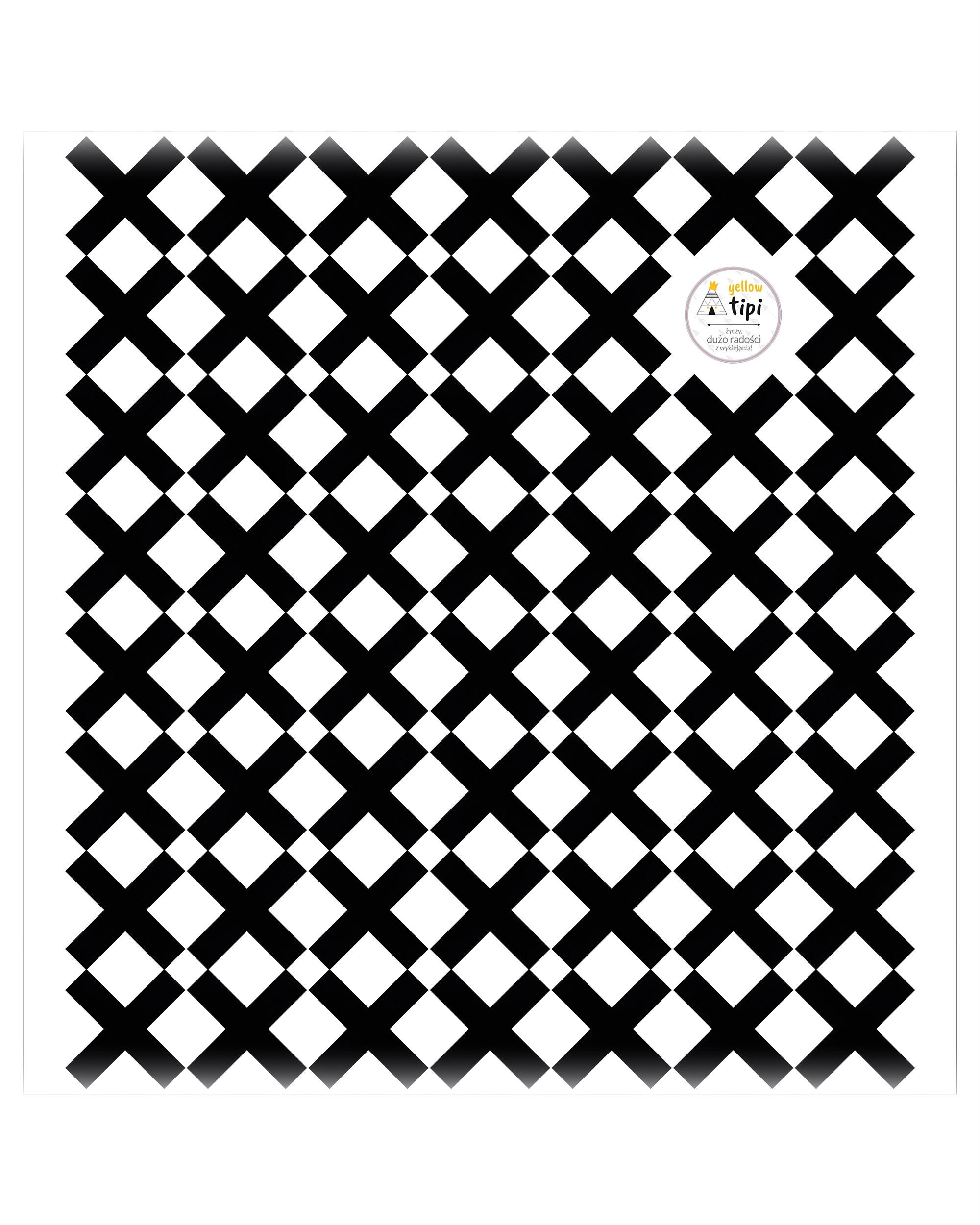 Petits stickers Mini Cross black