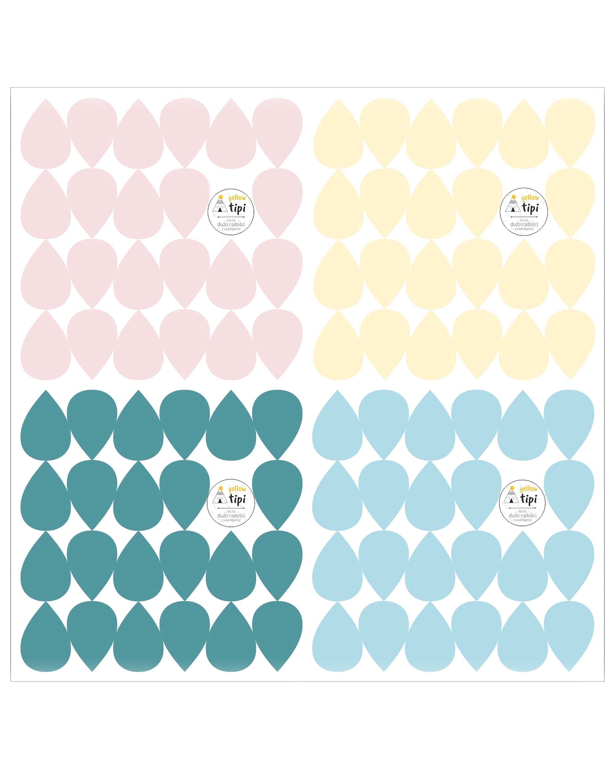 Petits stickers Mini Drops positive tone
