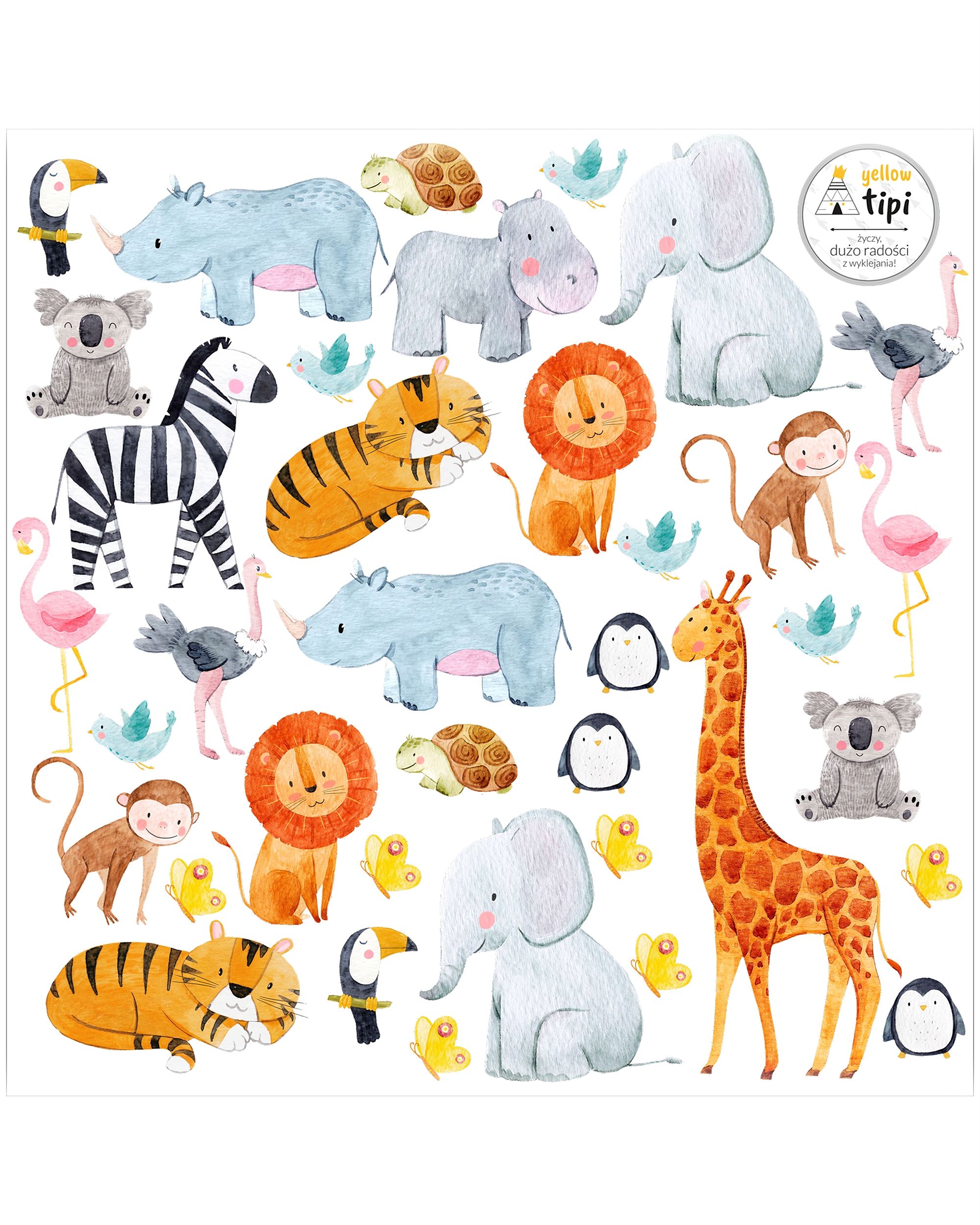Stickers Zoo Animals 40x40