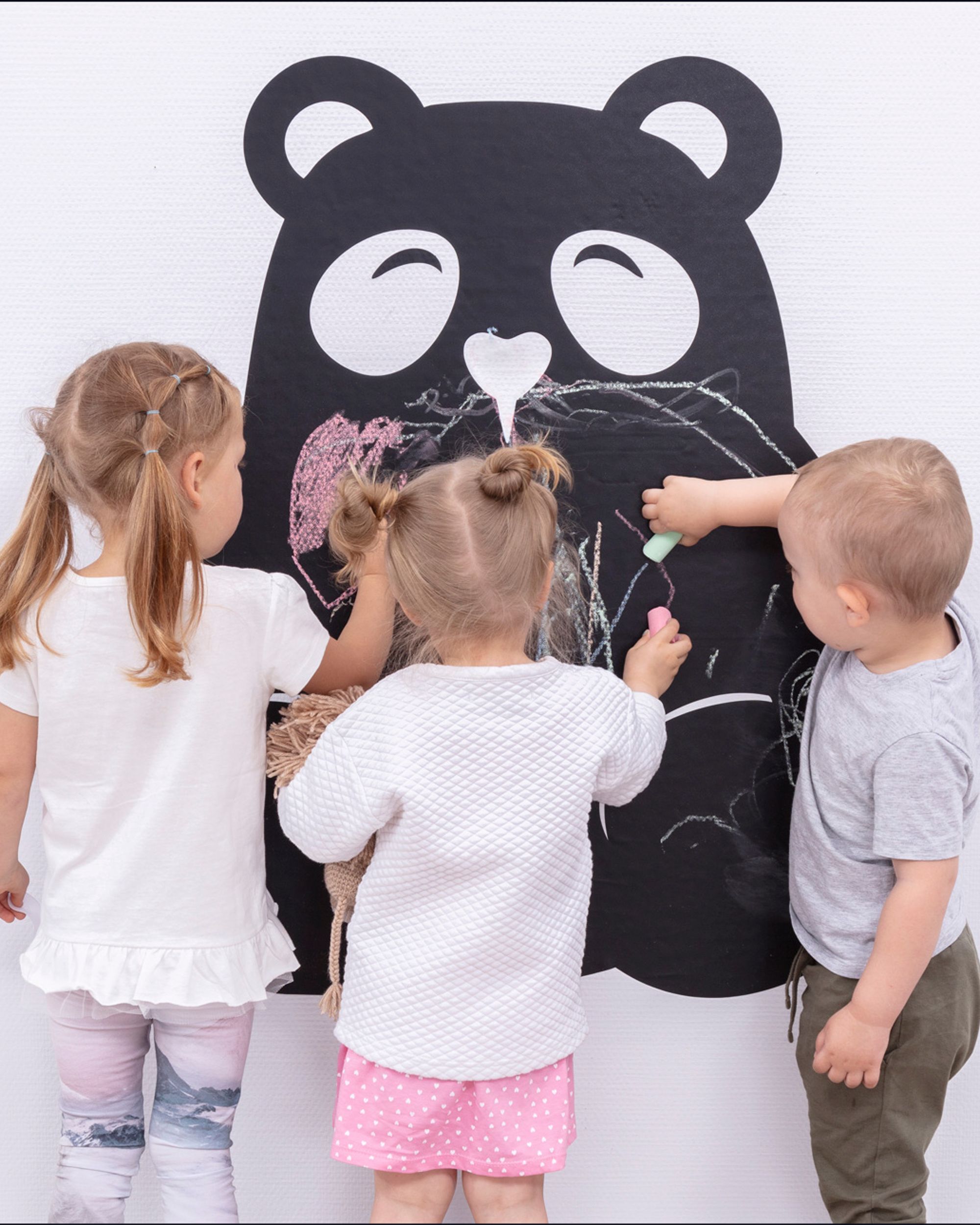 Sticker tableau noir Panda (hover)