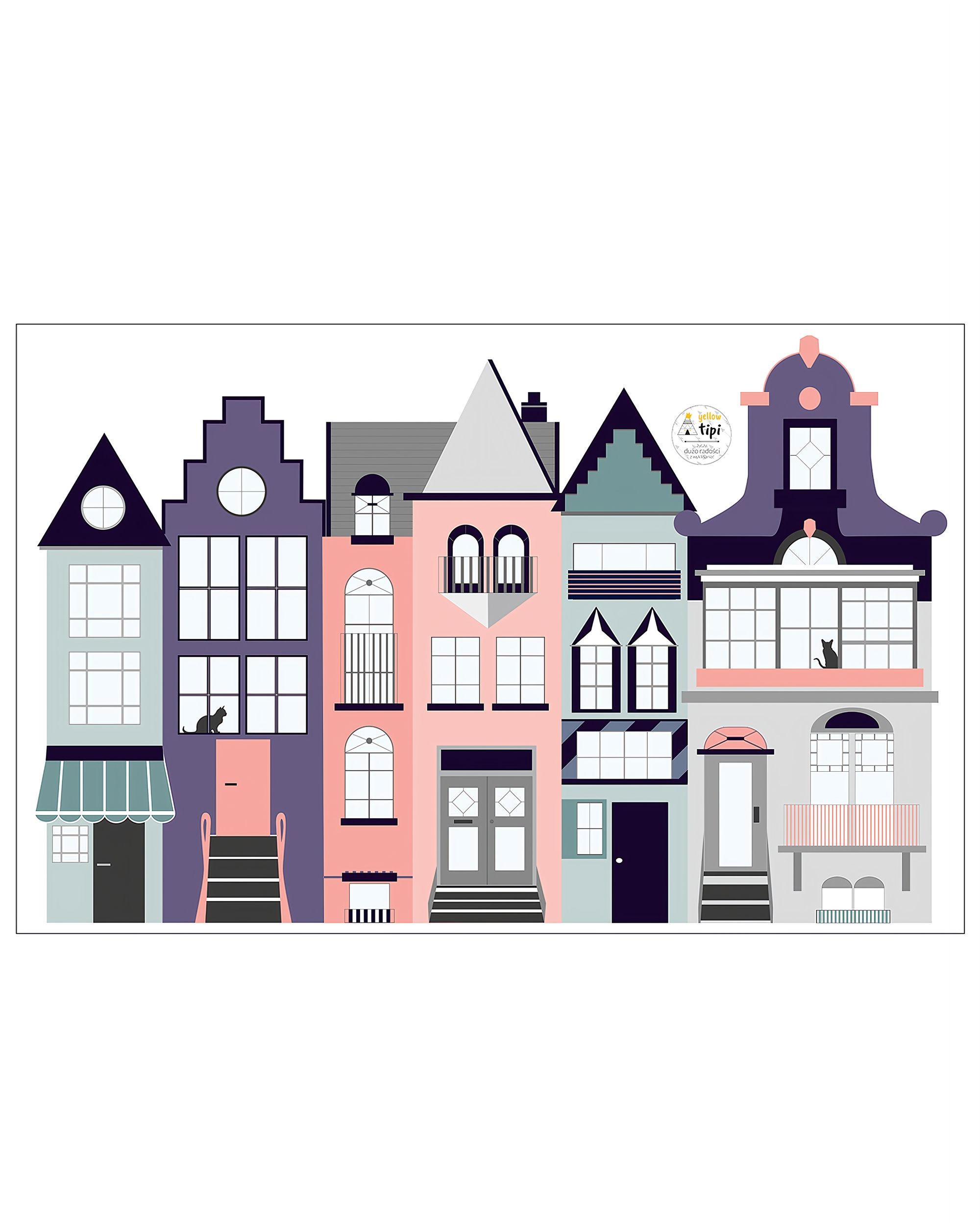 Sticker Houses I