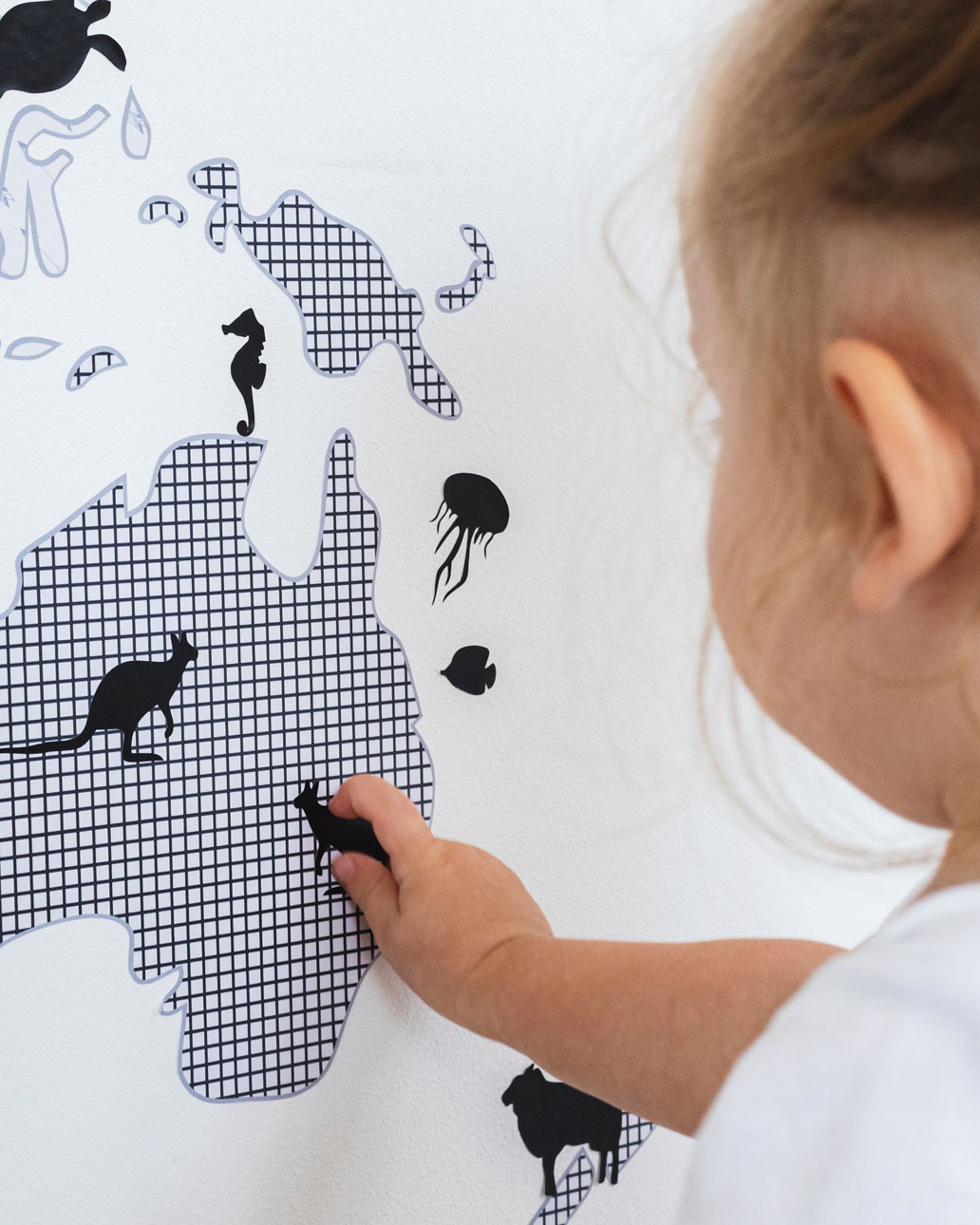 Stickers World Animals Black (hover)