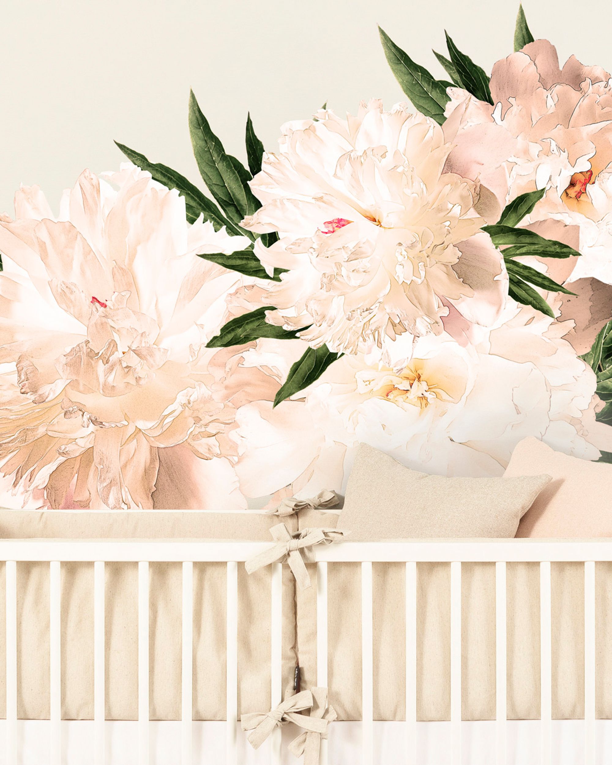 Sticker Fleurs de pivoine (hover)