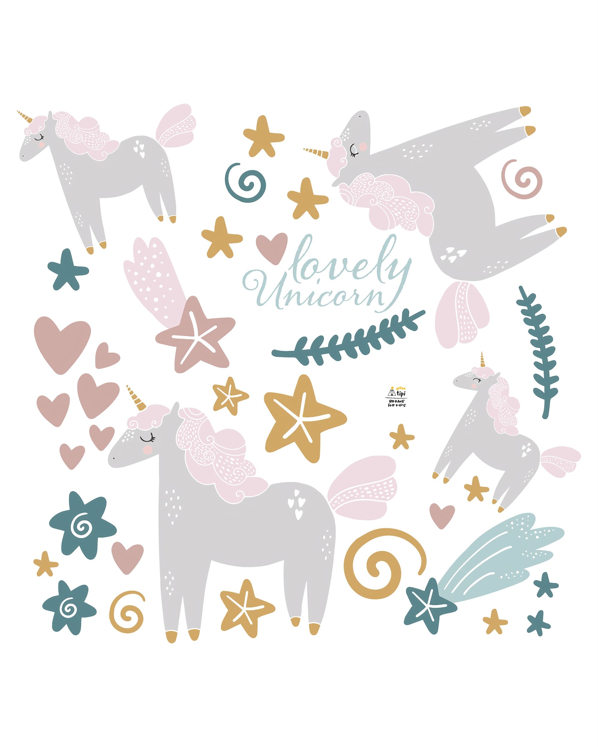 Stickers Lovely Unicorn