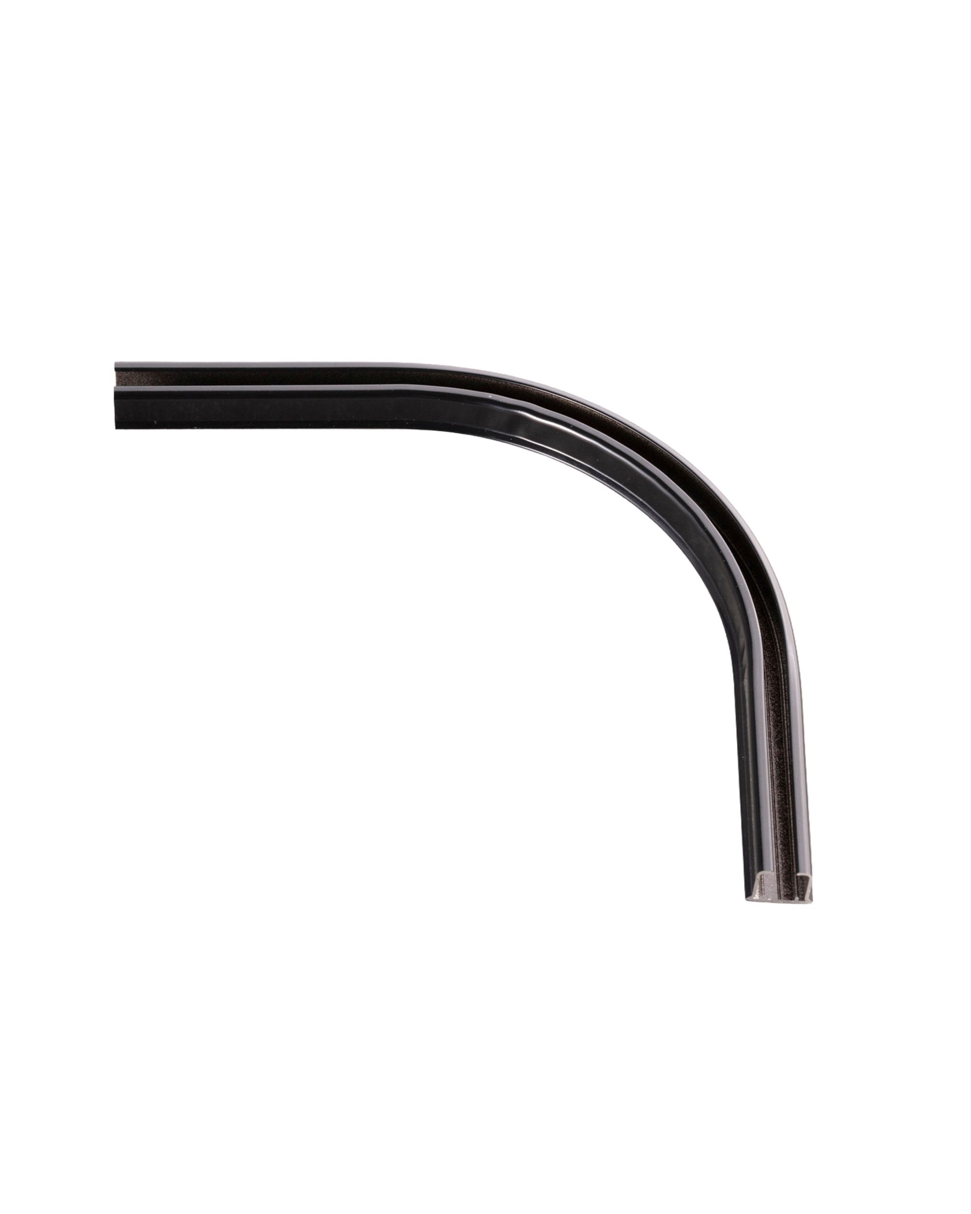 Courbe petite pour rail en aluminium TS, noir (hover)