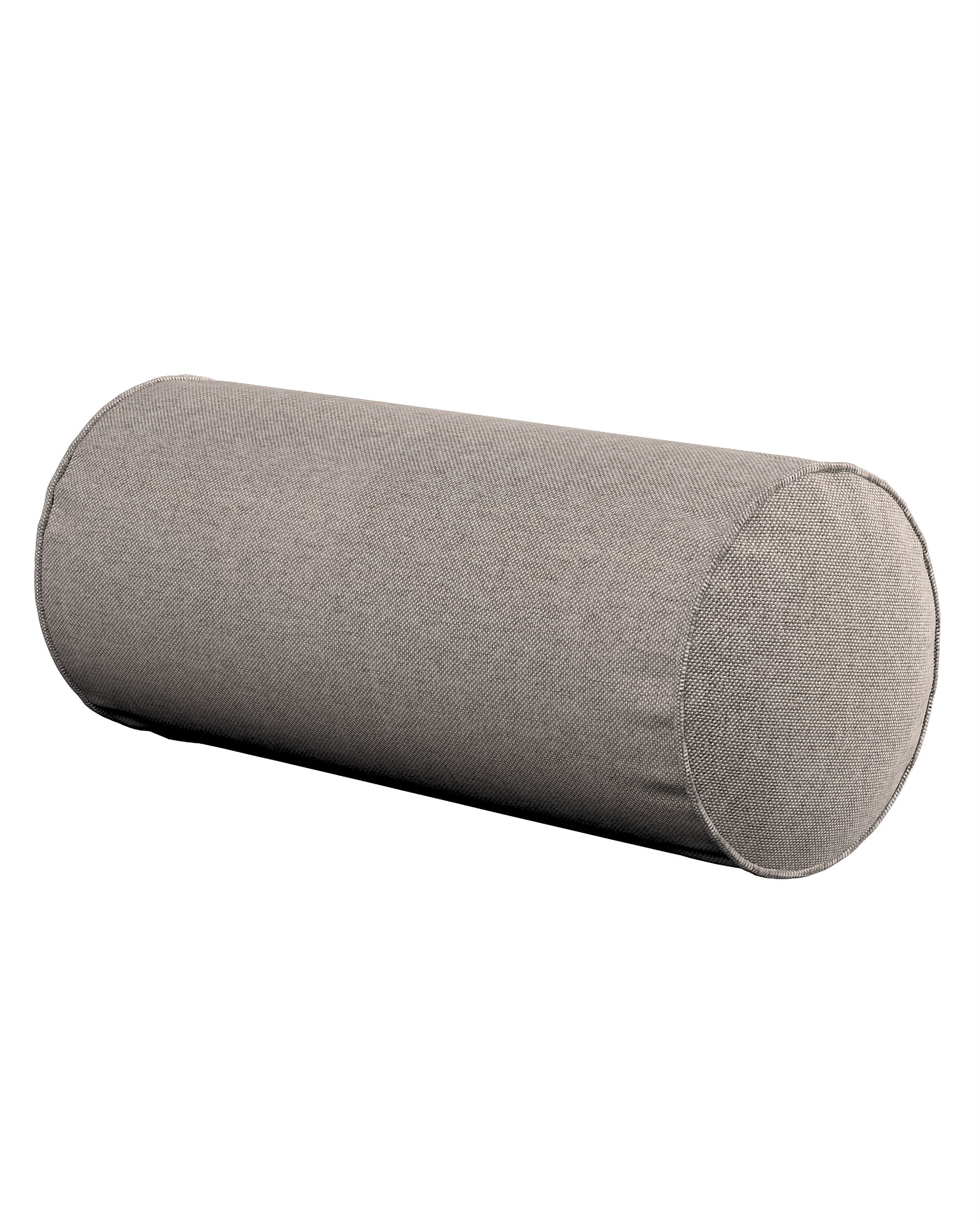 Coussin-rouleau Ruby couleur beige tissu tresse