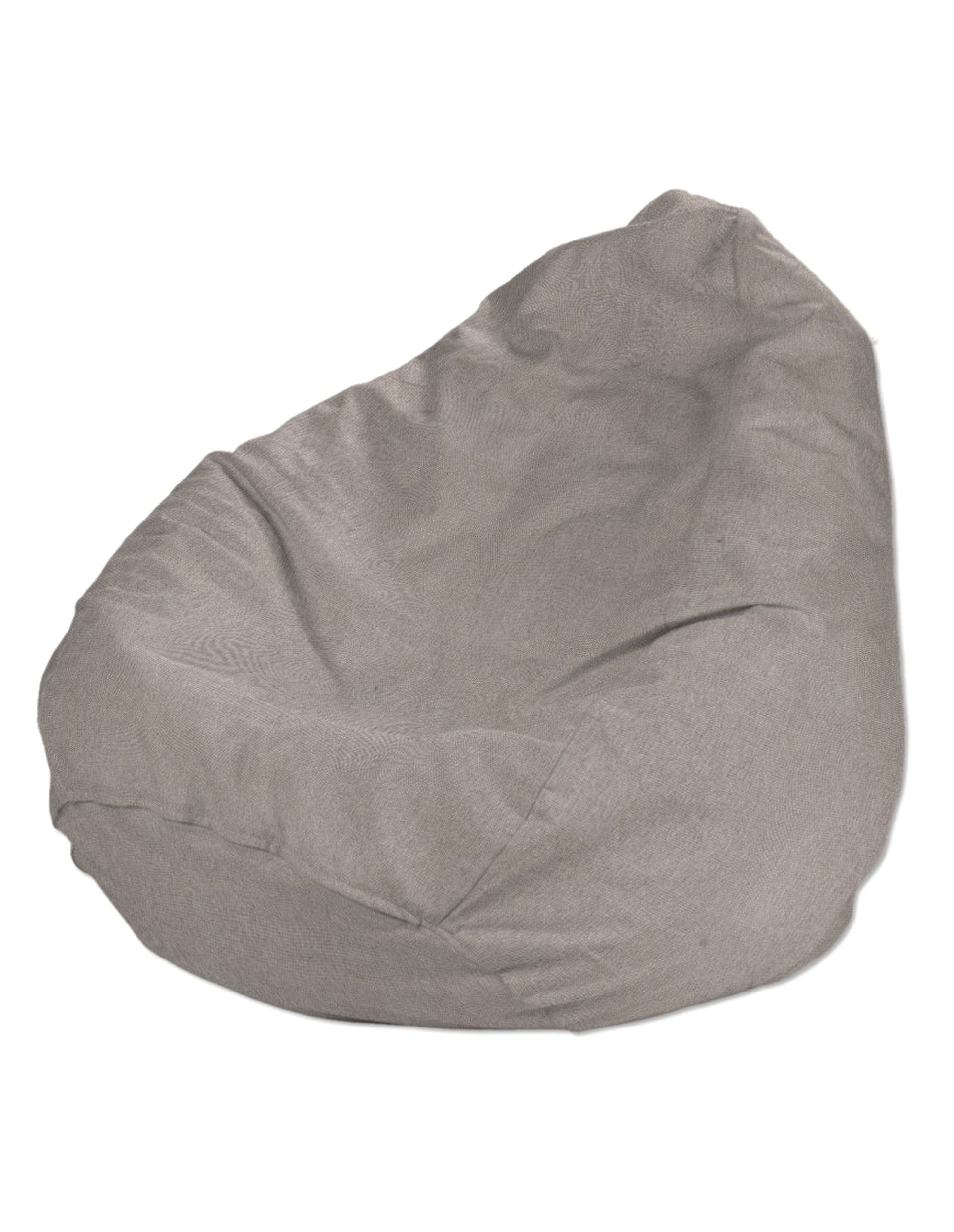 Pouf poire Bowli couleur beige tissu tresse