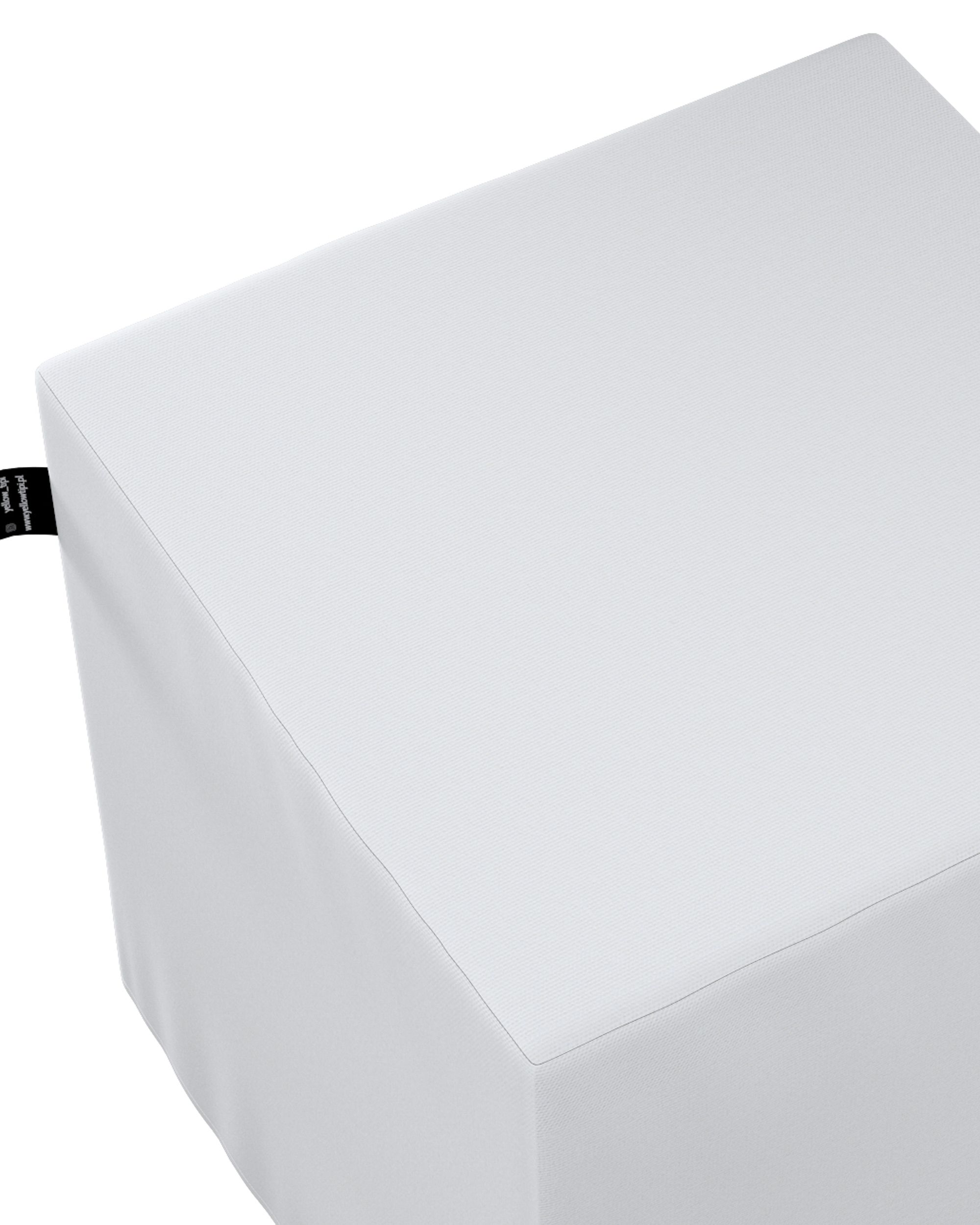 Pouf cube Nano couleur blanc (hover)