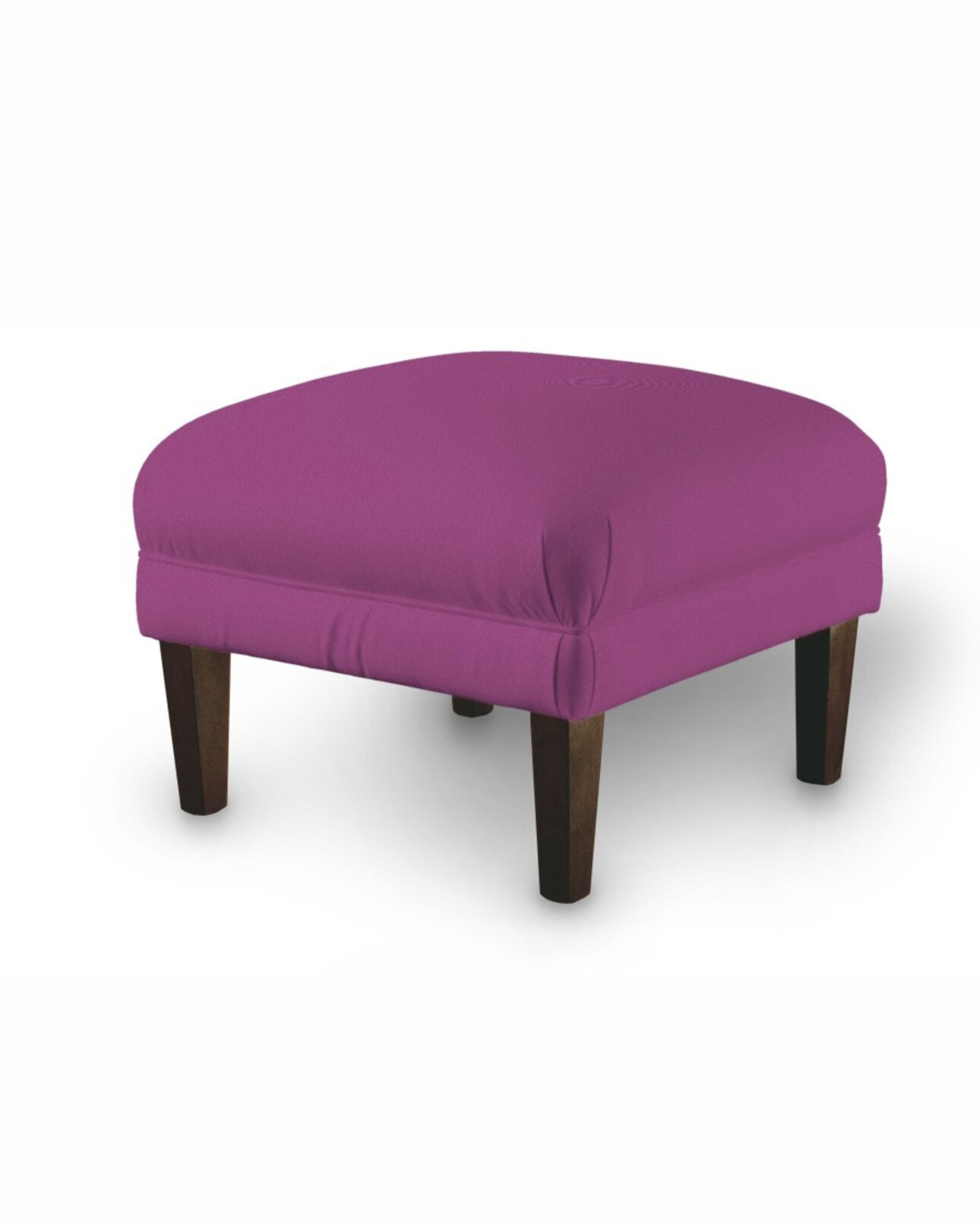 Repose-pieds pour fauteuil couleur rose tissu tresse
