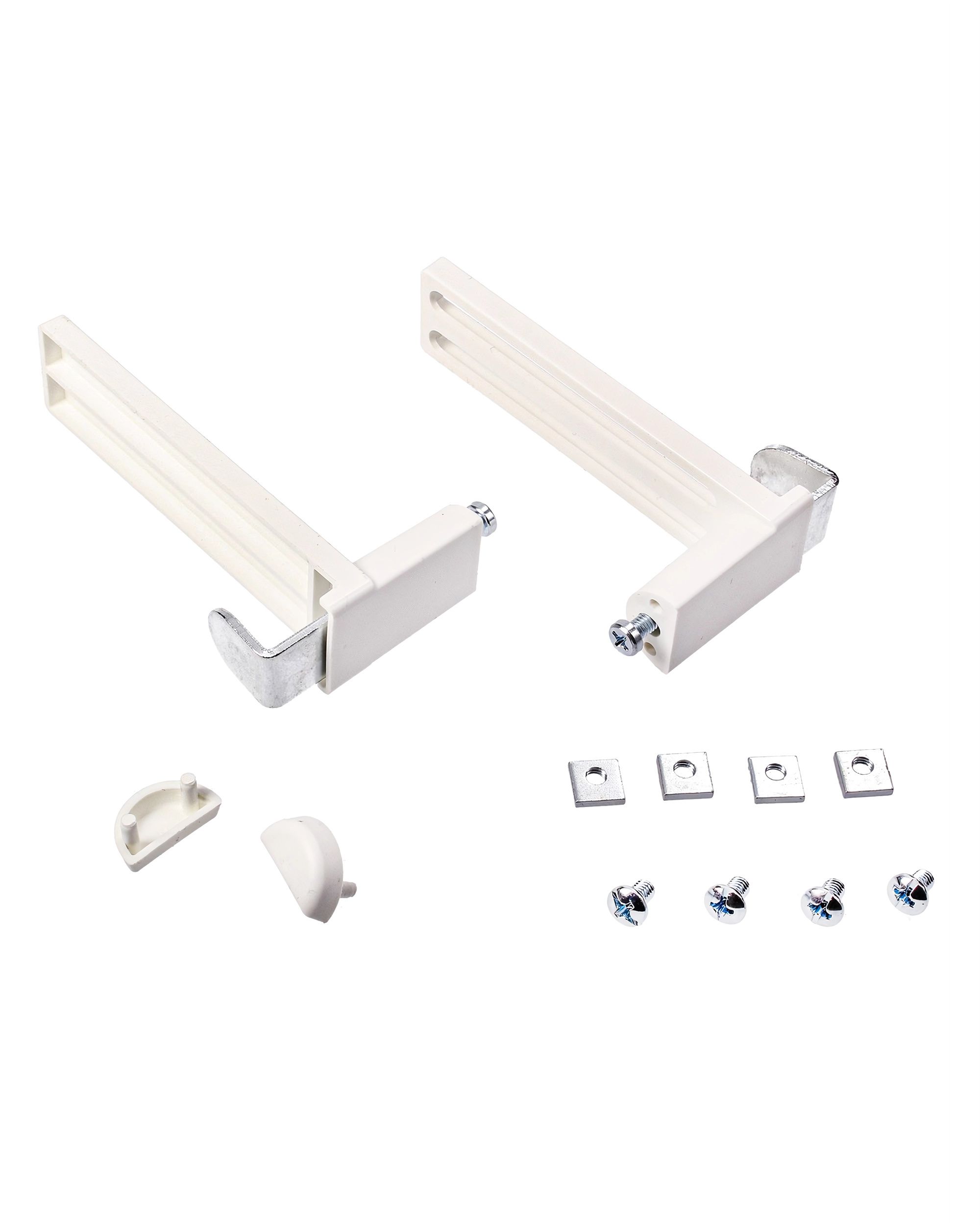 Lot de 2 supports de fixation sans perçage (sur le cadre de fenêtre avec diffuseur) (hover)