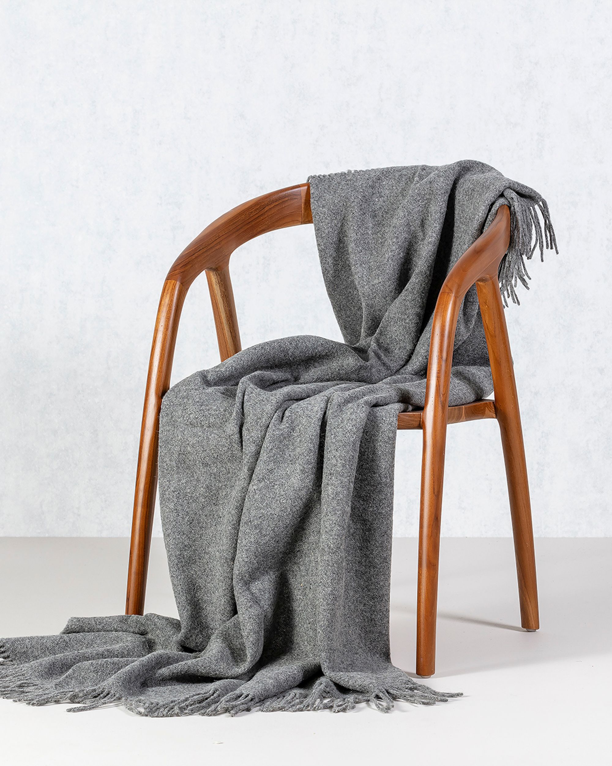 Plaid Zelandia 140x200cm melange grey