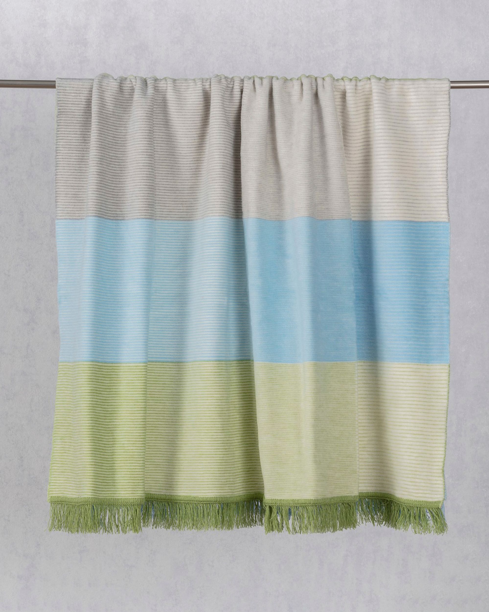 Couverture Cotton Cloud 150x200cm Pastel Green&Blue (hover)