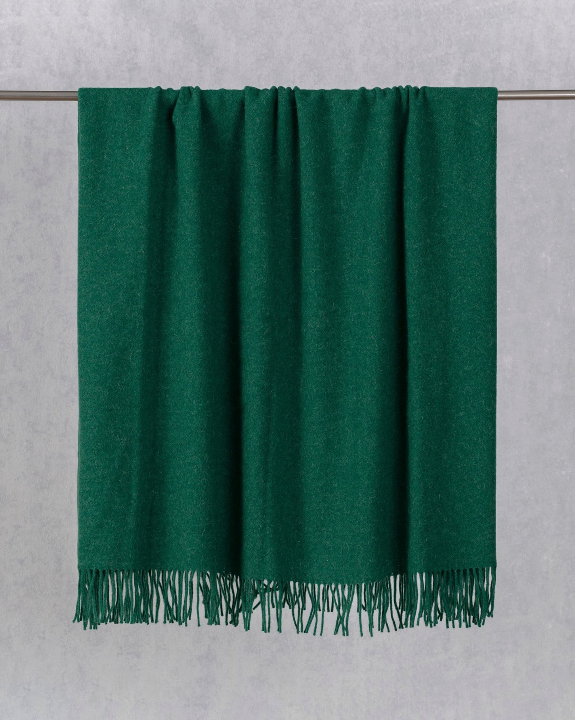 Couverture Zeeland 140x200 cm melange deep green (hover)