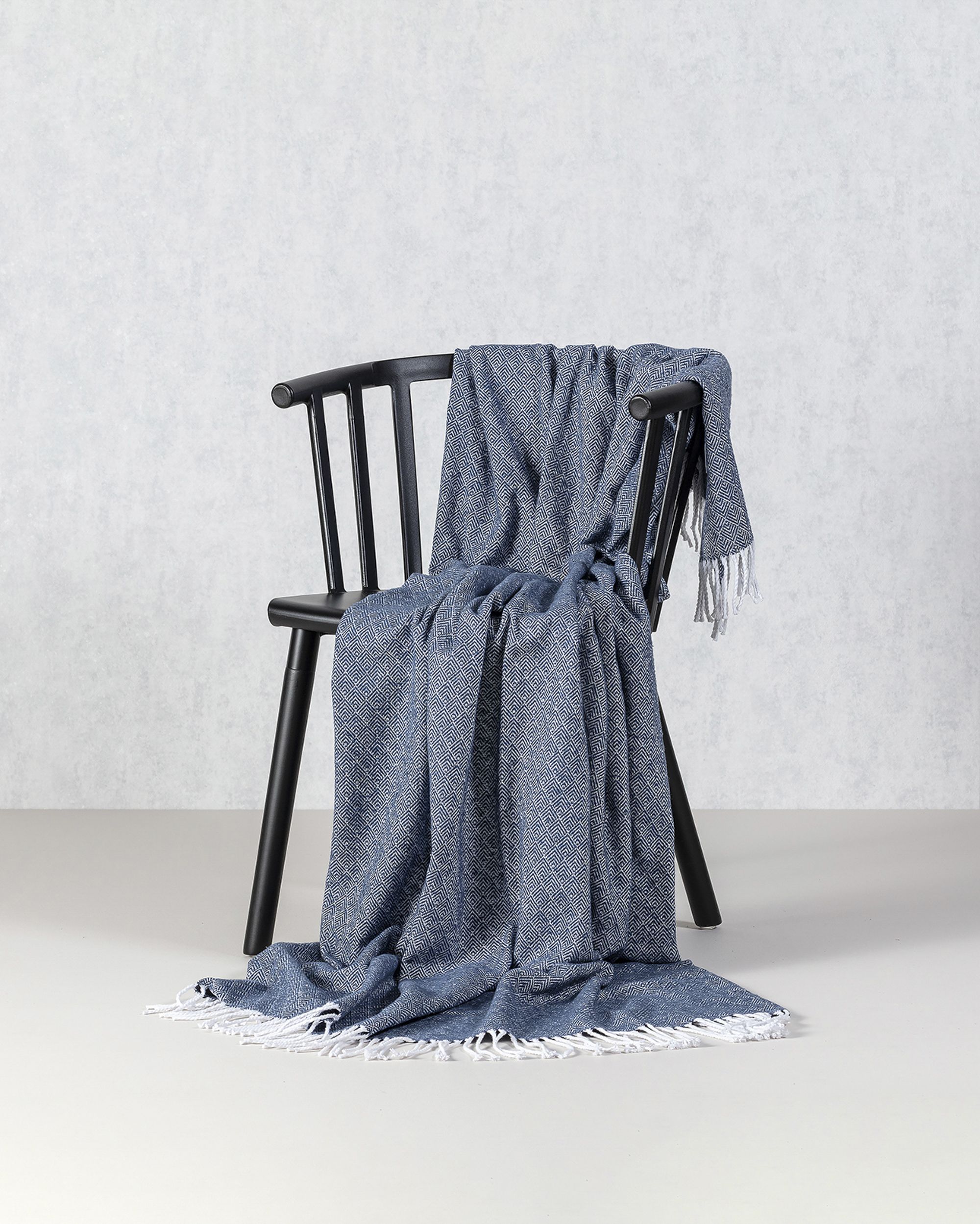 Plaid Ibiza 140x200cm dark blue