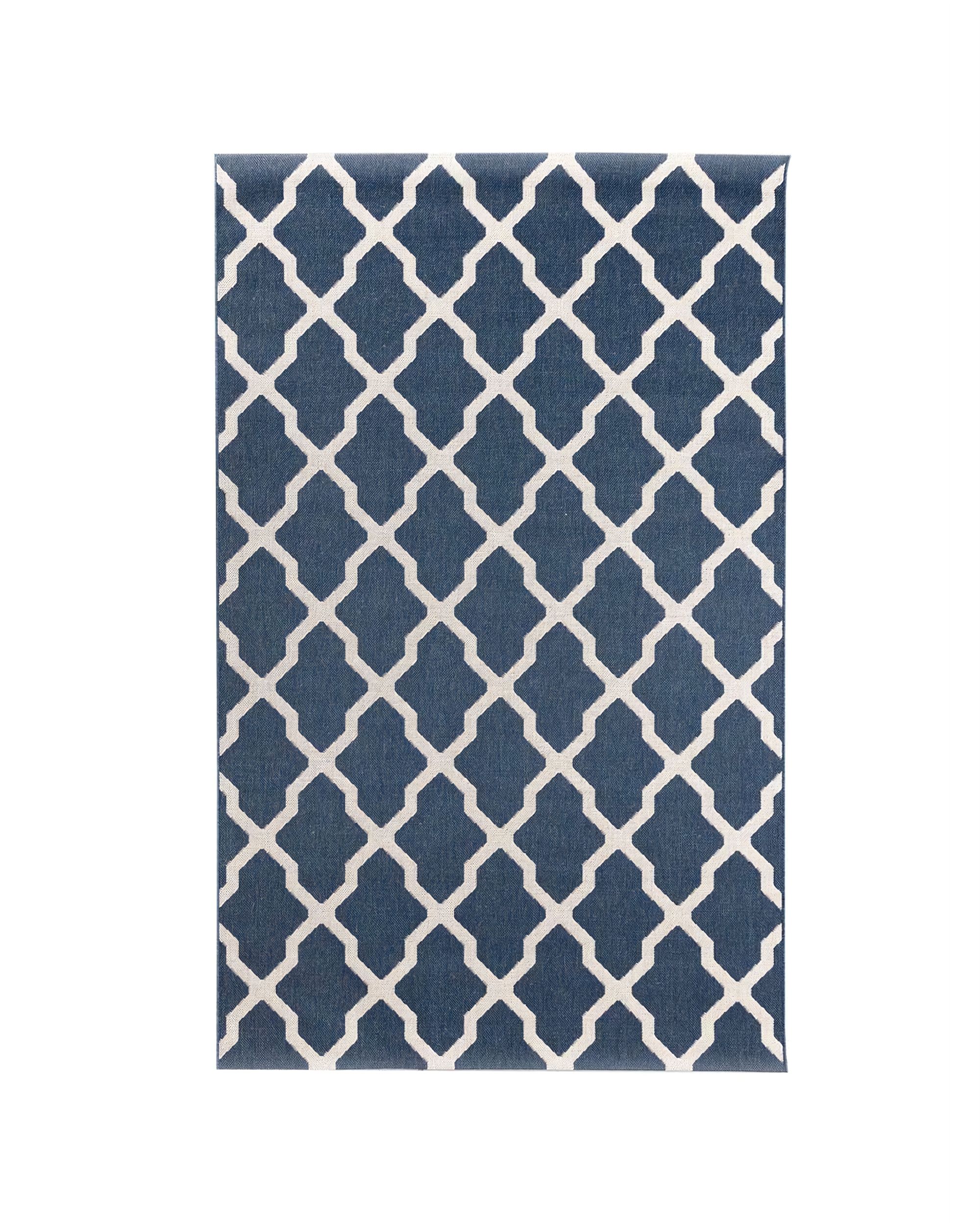 Dywan Cottage blue/ wool 160x230cm