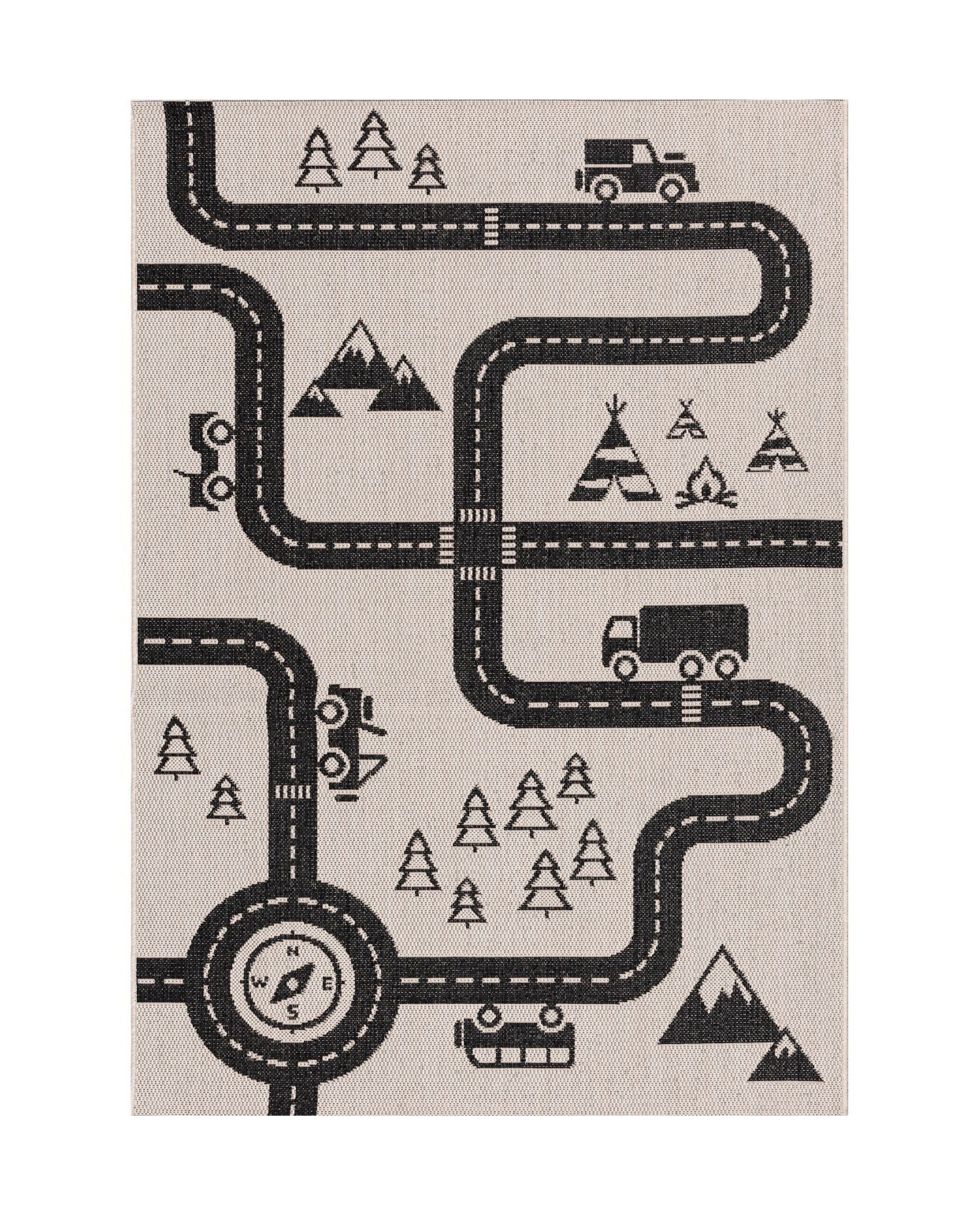 Tapis Car Road 160x230cm