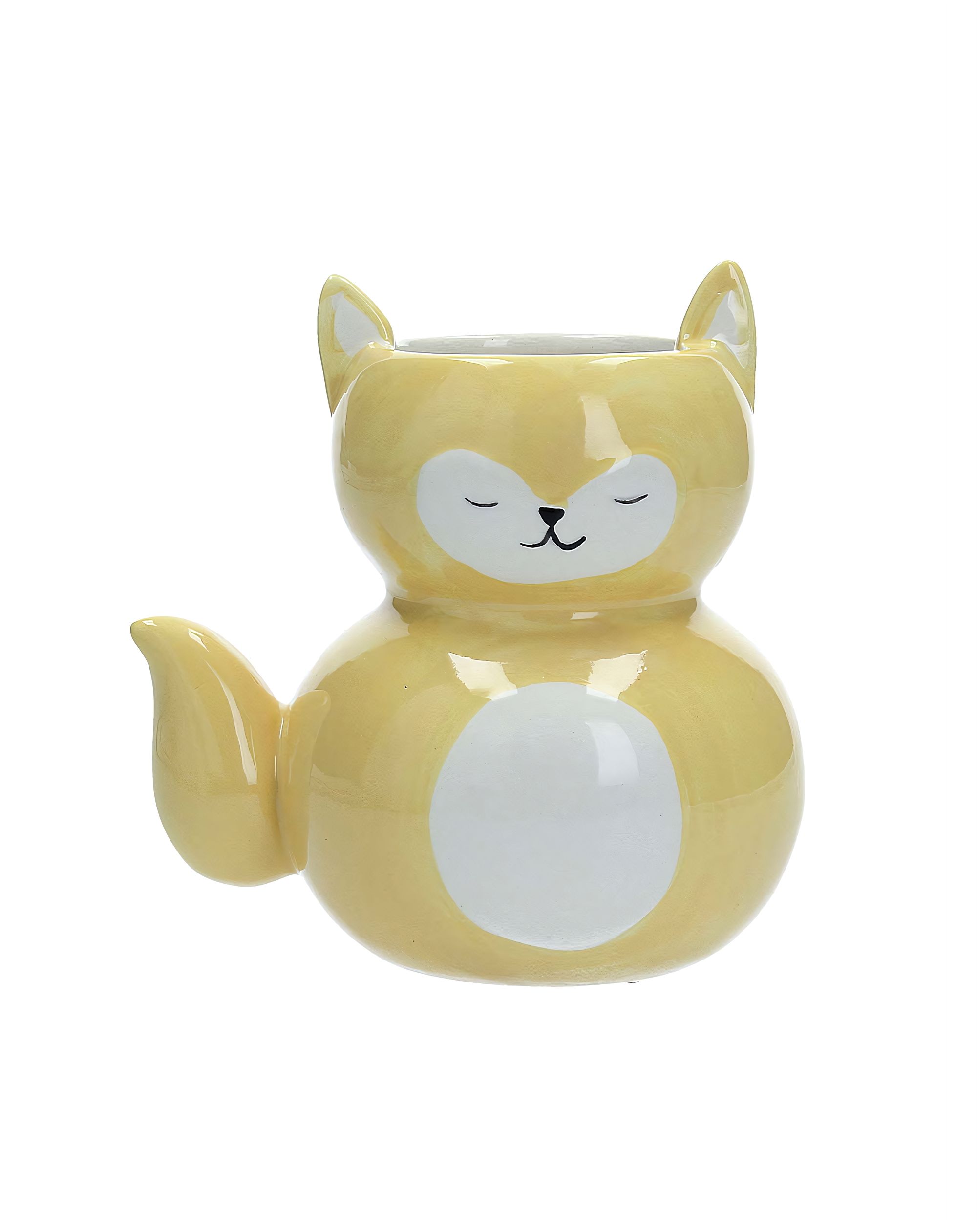Récipient Chat jaune