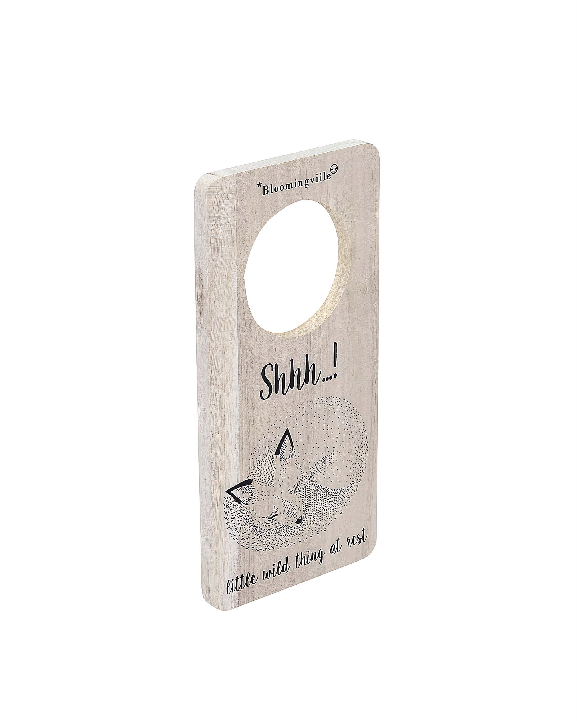 Signe de porte Sleepy Fox (hover)