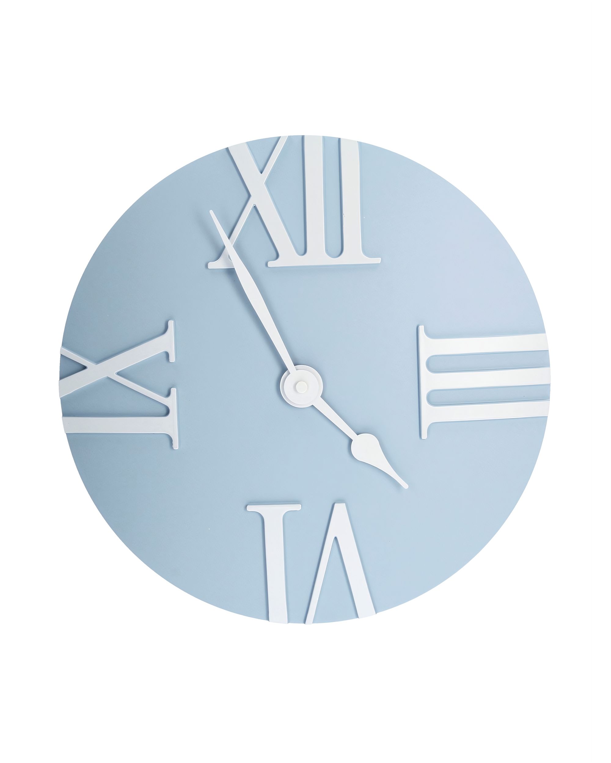 Horloge Retro light blue