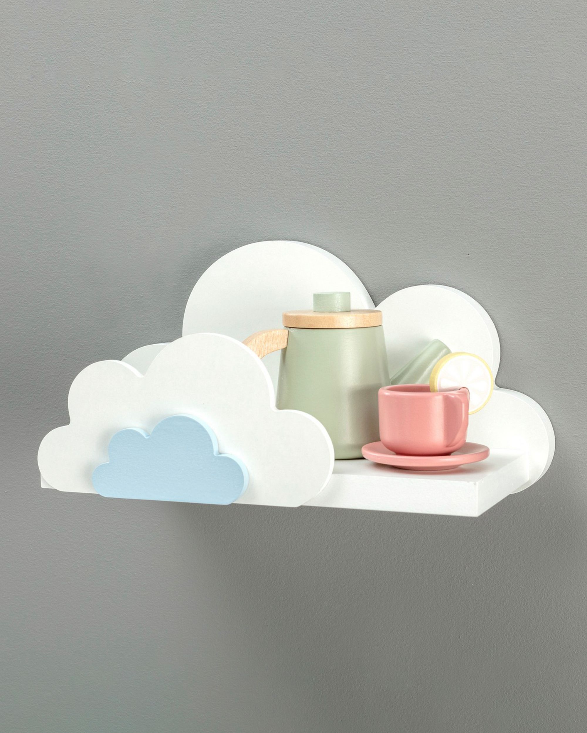 Étagère Clouds 29,5 × 15 × 15 cm bleue (hover)
