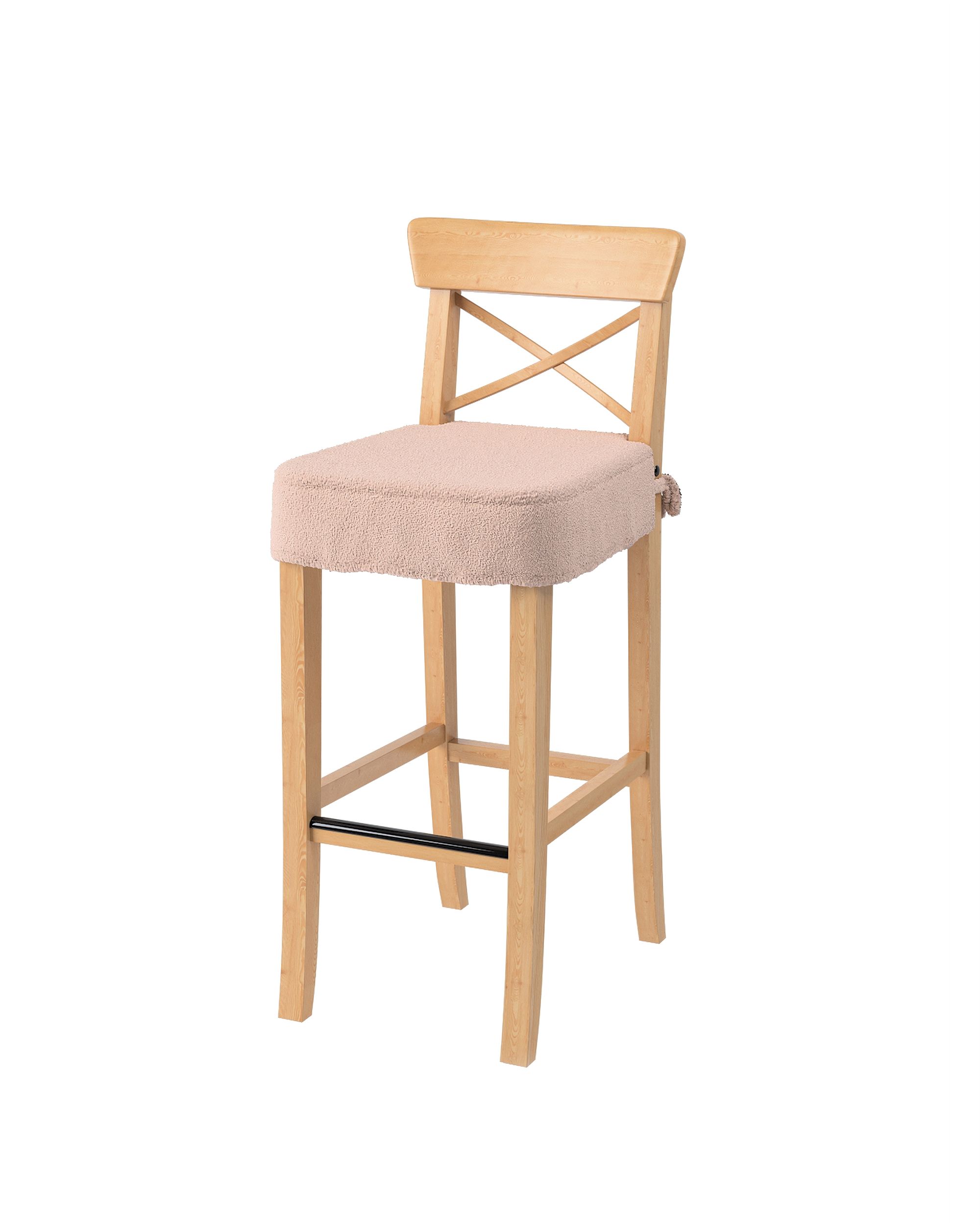 897-702-84 couleur rose tissu tresse